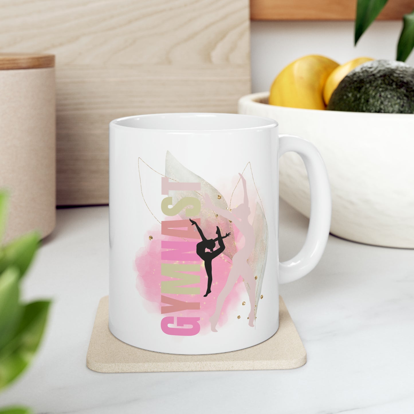 Gymnast Ceramic Mug, 11oz