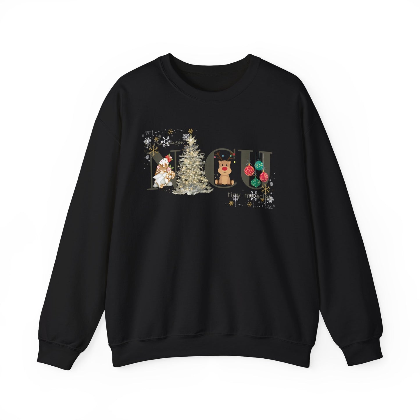 Tis the Season for Tiny Miracles NICU Crewneck Sweatshirt