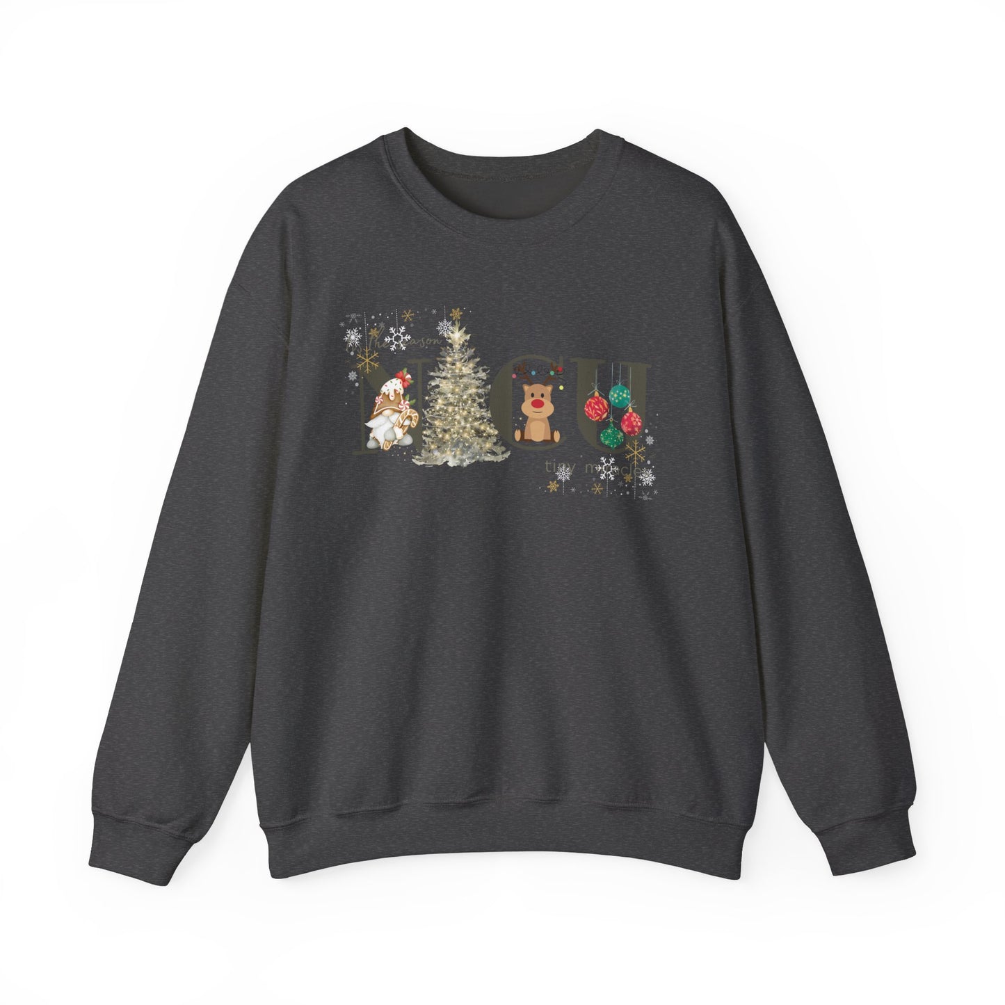 Tis the Season for Tiny Miracles NICU Crewneck Sweatshirt