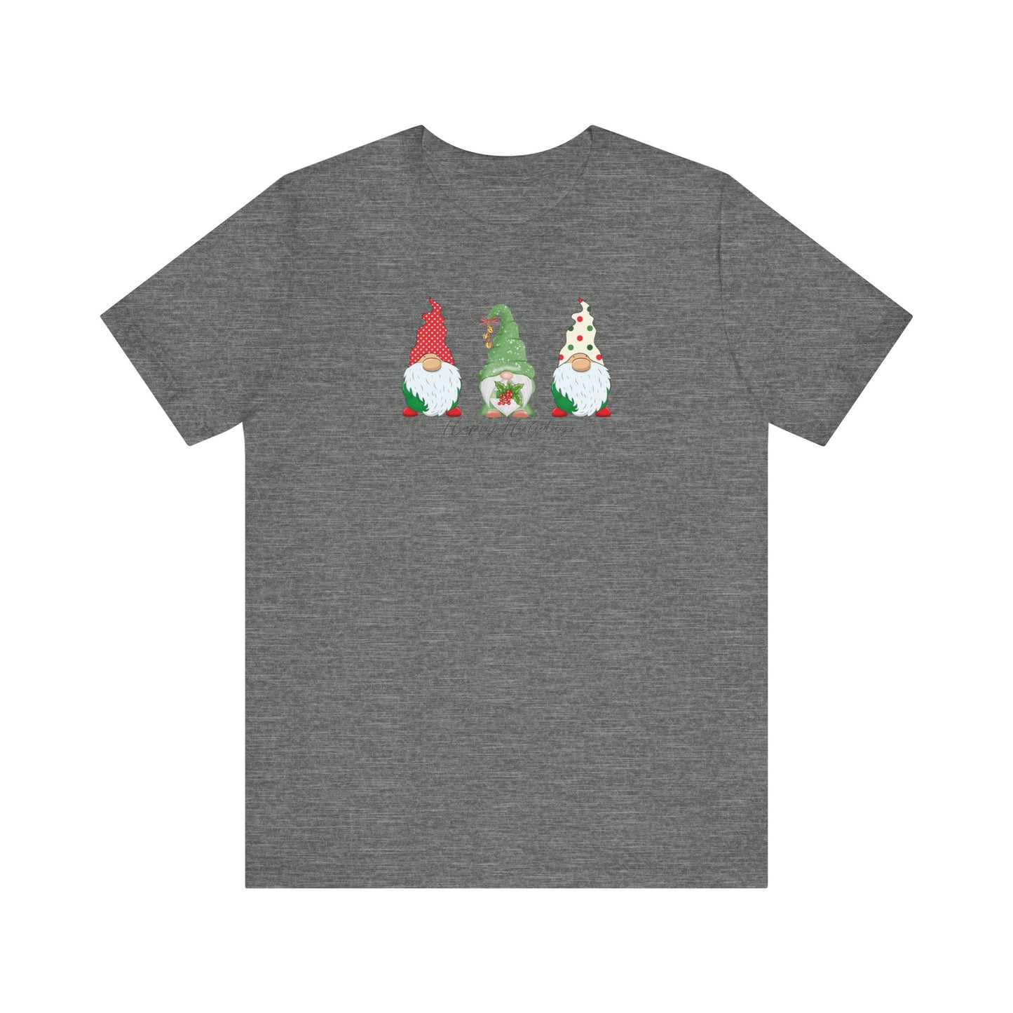 Happy Holidays Gnomes Short Sleeve Tee