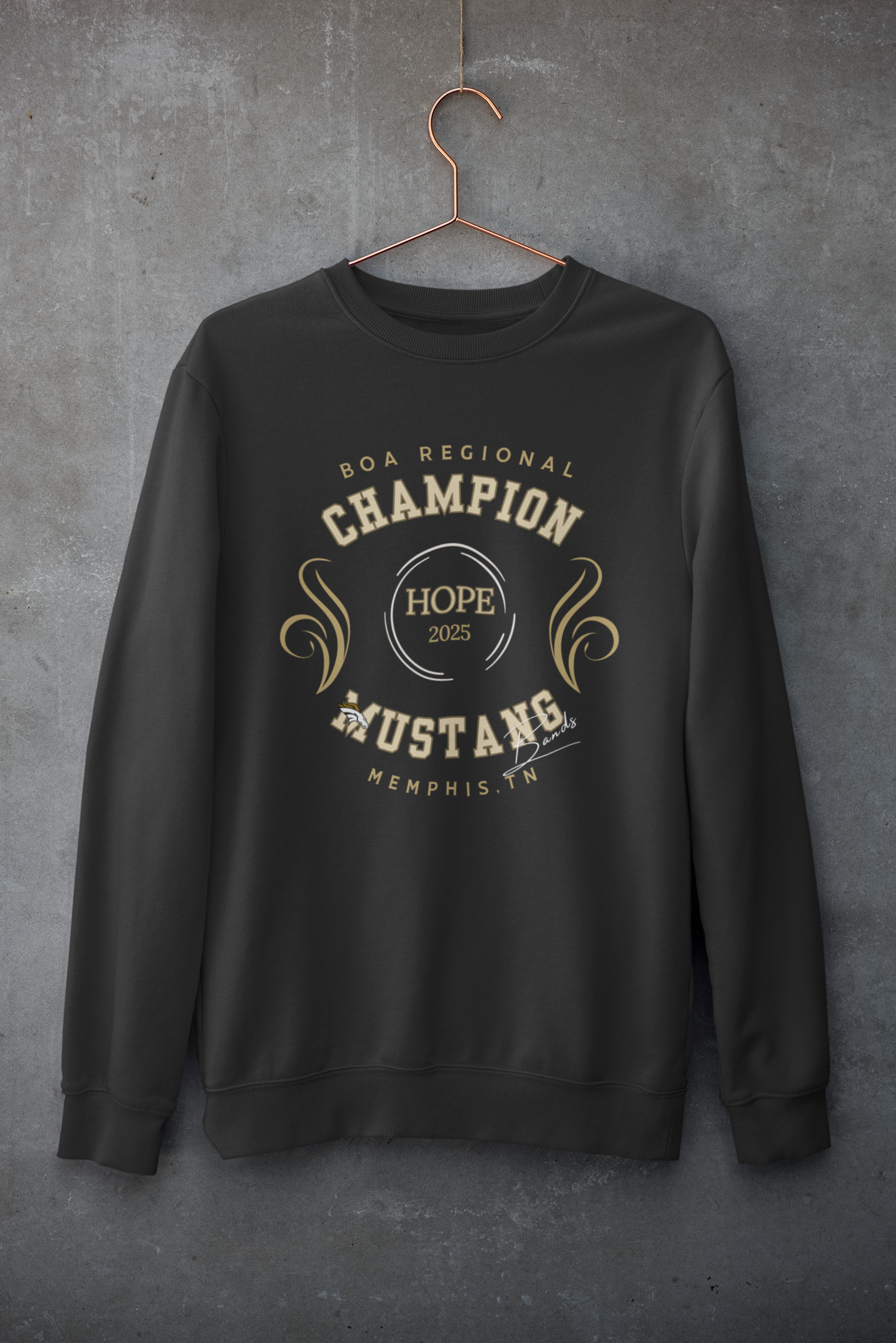 Mustang Bands Regional Champion Crewneck Sweatshirt