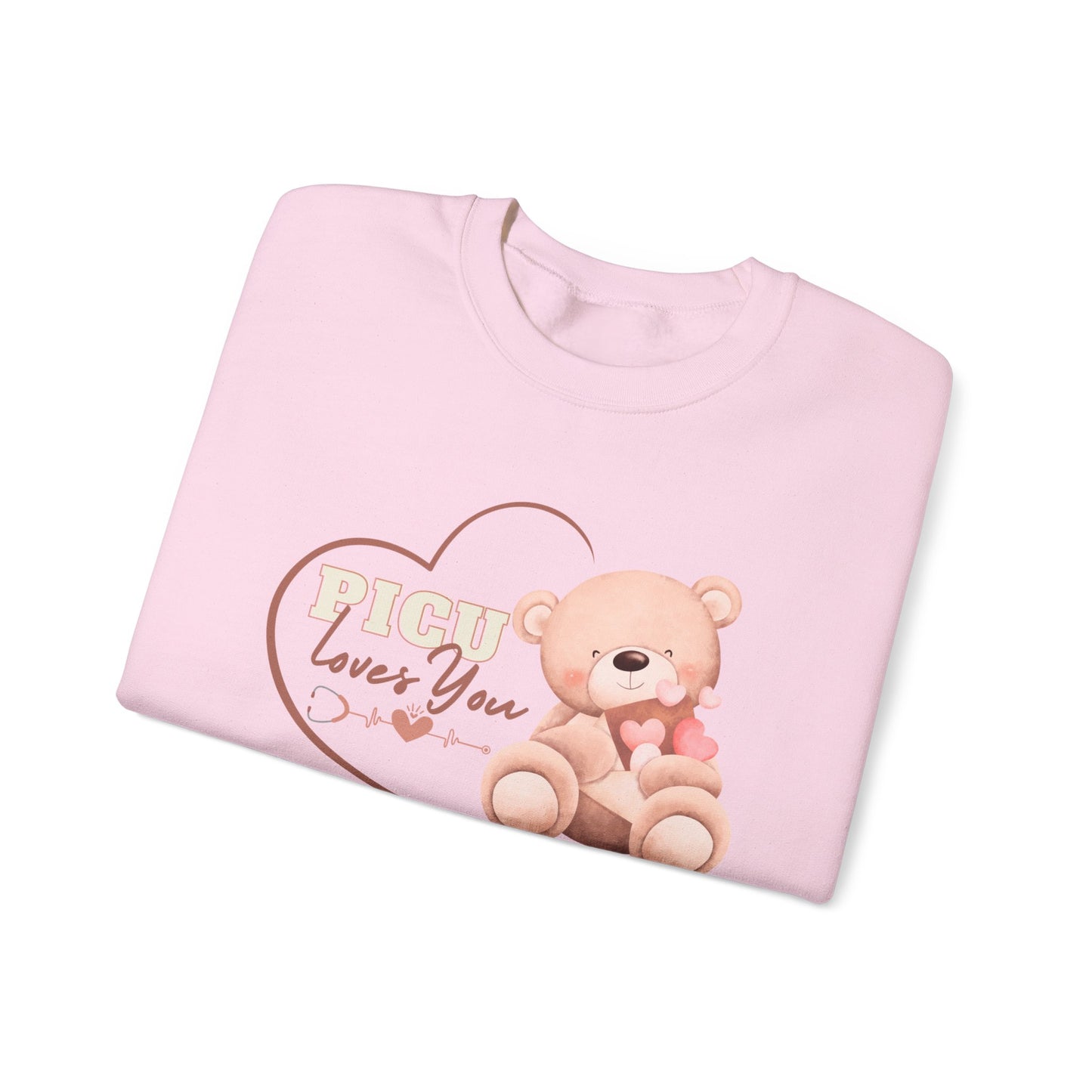 PICU Loves You Crewneck Sweatshirt