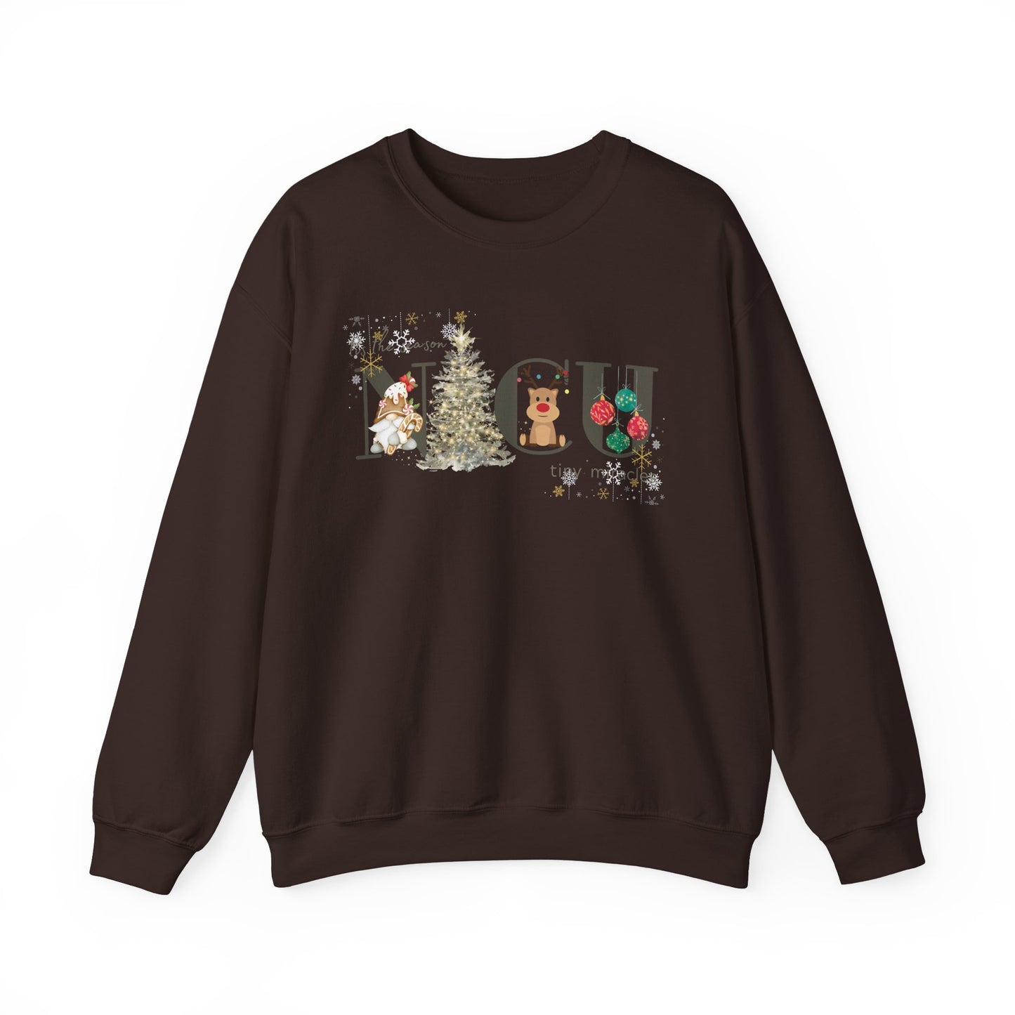 Tis the Season for Tiny Miracles NICU Crewneck Sweatshirt