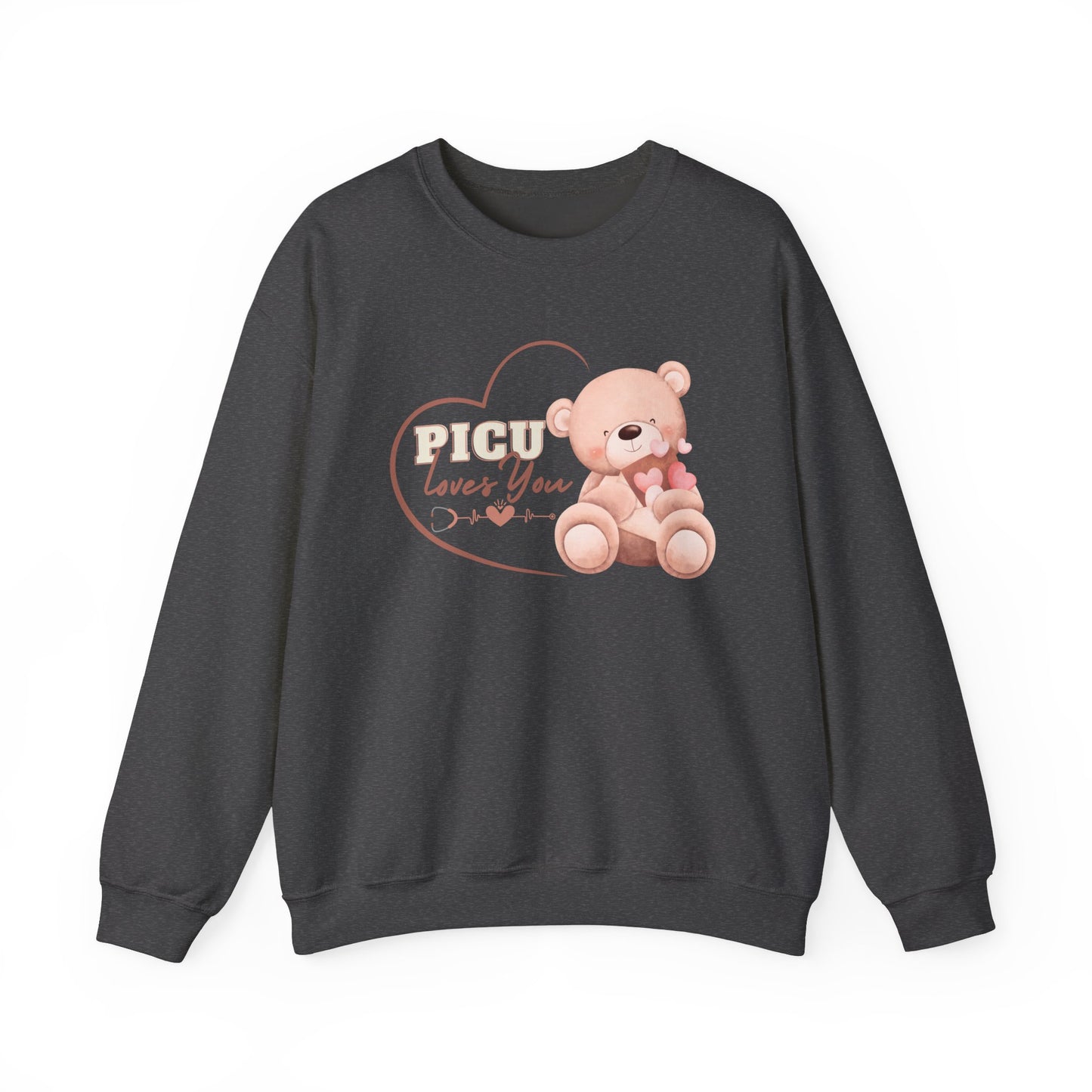 PICU Loves You Crewneck Sweatshirt