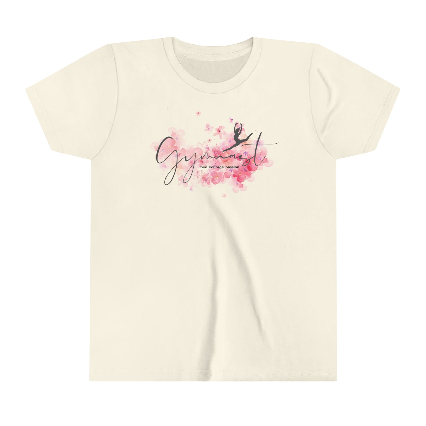 Gymnast Cherry Blossom Youth T-shirt
