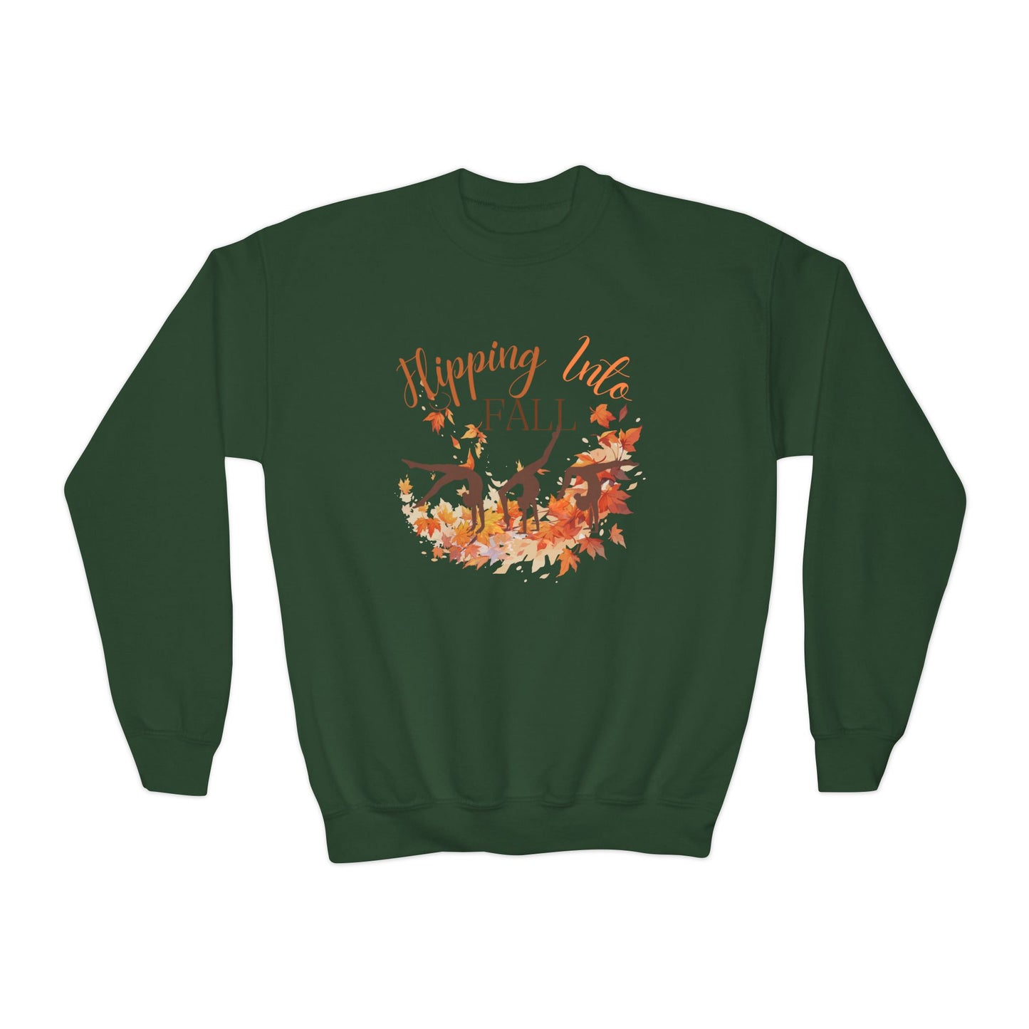 Flipping into Fall Youth Sweatshirt