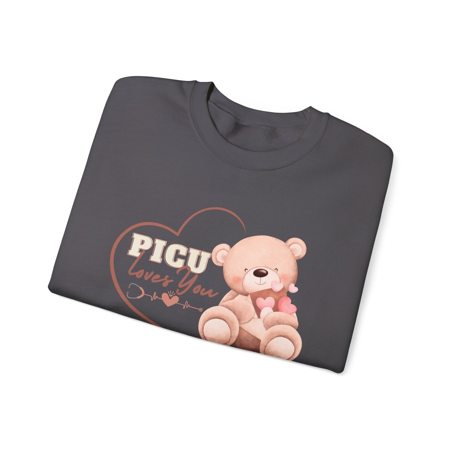 PICU Loves You Crewneck Sweatshirt