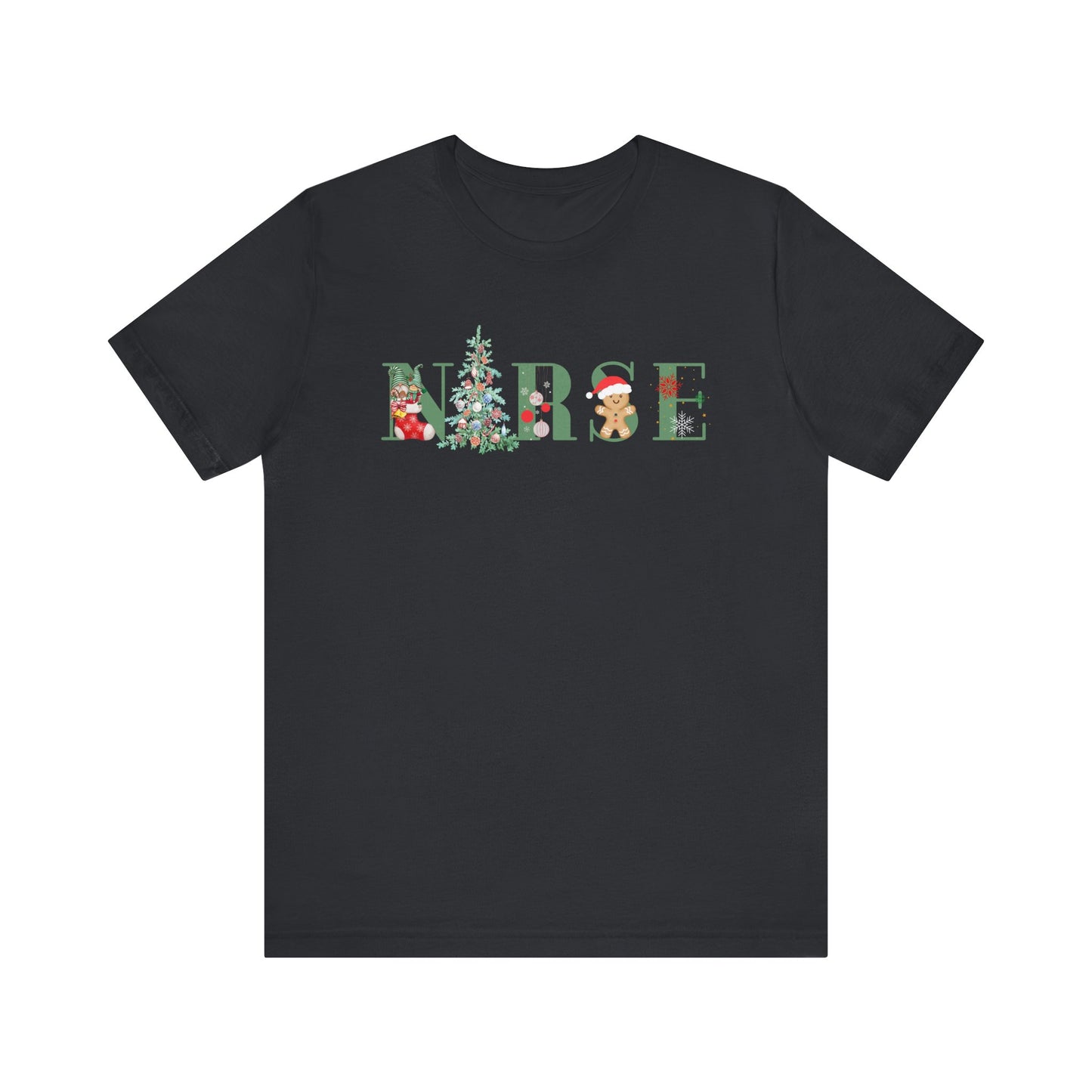 Christmas Nurse Short Sleeve Tee