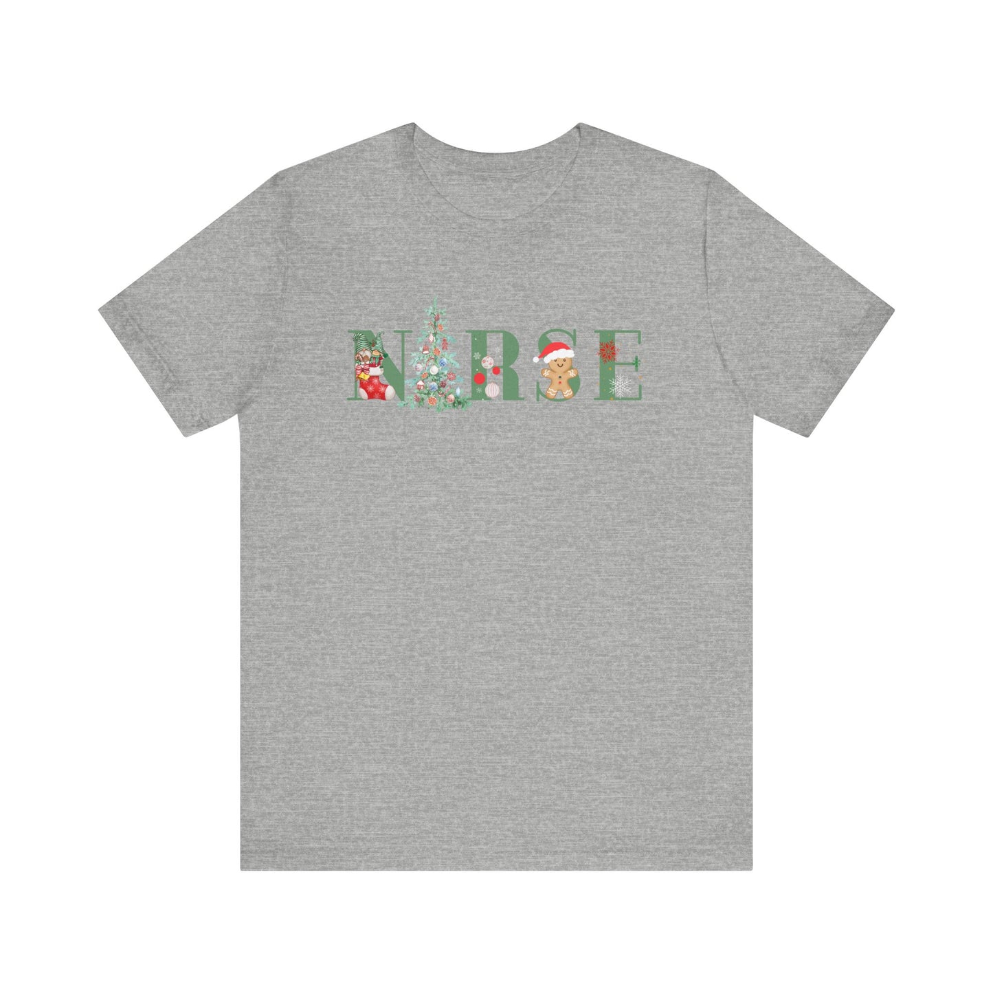 Christmas Nurse Short Sleeve Tee