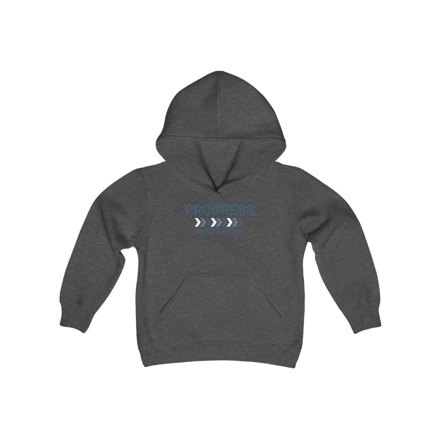 Progress over Perfection Youth Hooded Sweatshirt