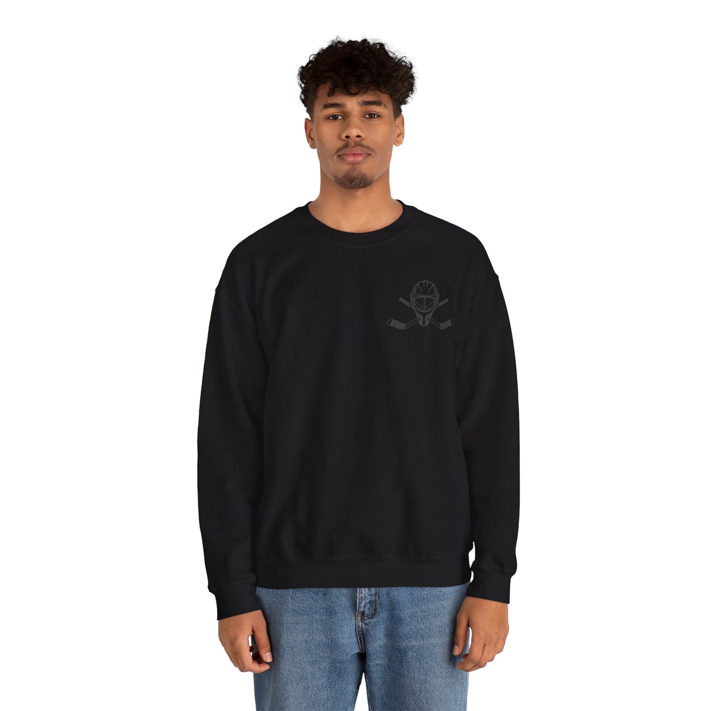 Ice Hockey Adult Crewneck Sweatshirt