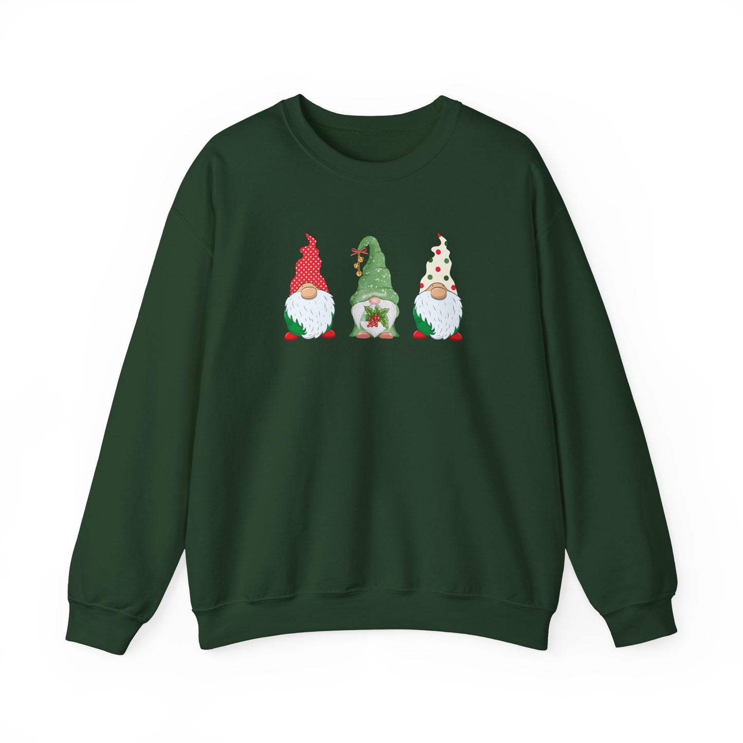 Happy Holidays Gnomes Crewneck Sweatshirt