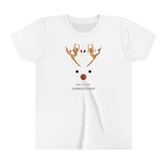 Reindeer Gymnast Youth T-Shirt