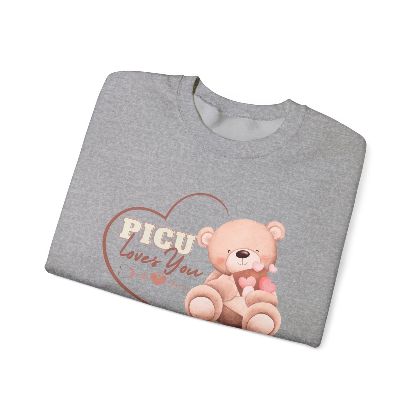 PICU Loves You Crewneck Sweatshirt