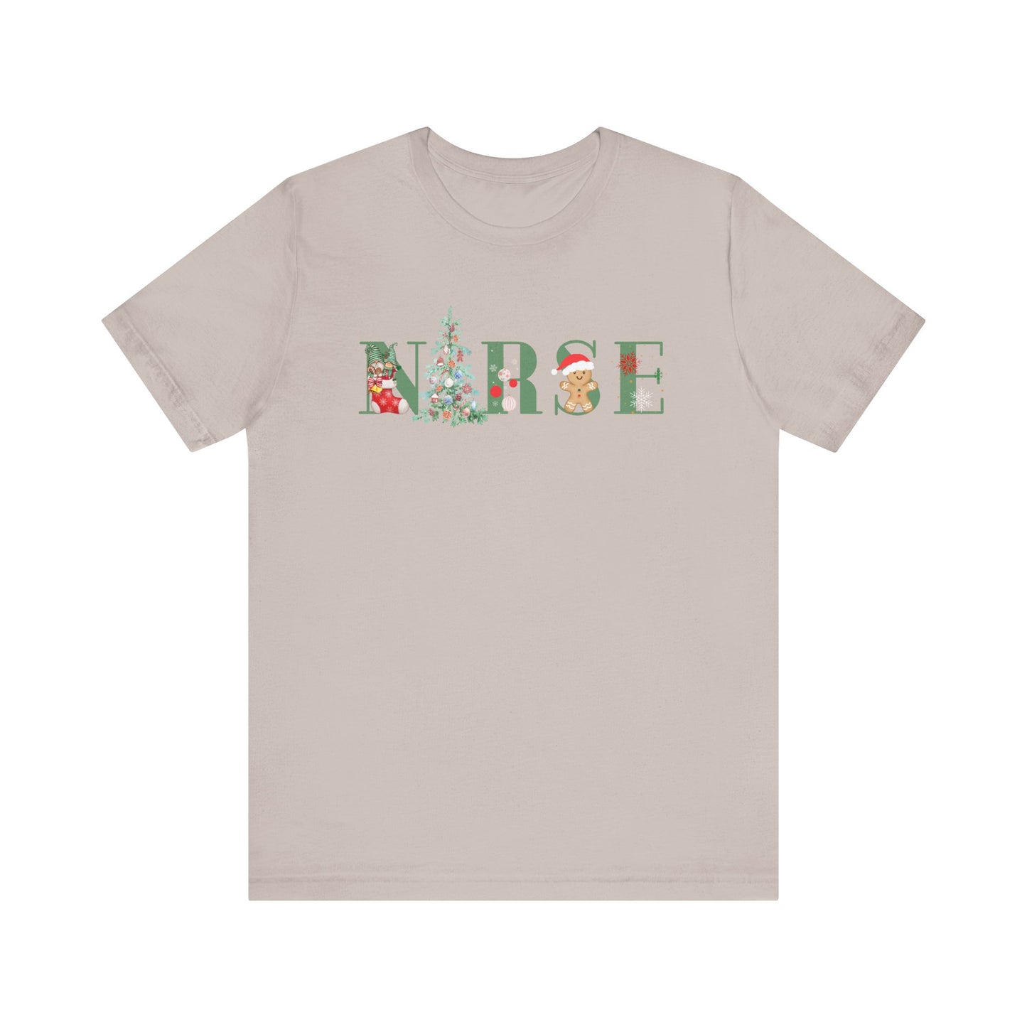 Christmas Nurse Short Sleeve Tee