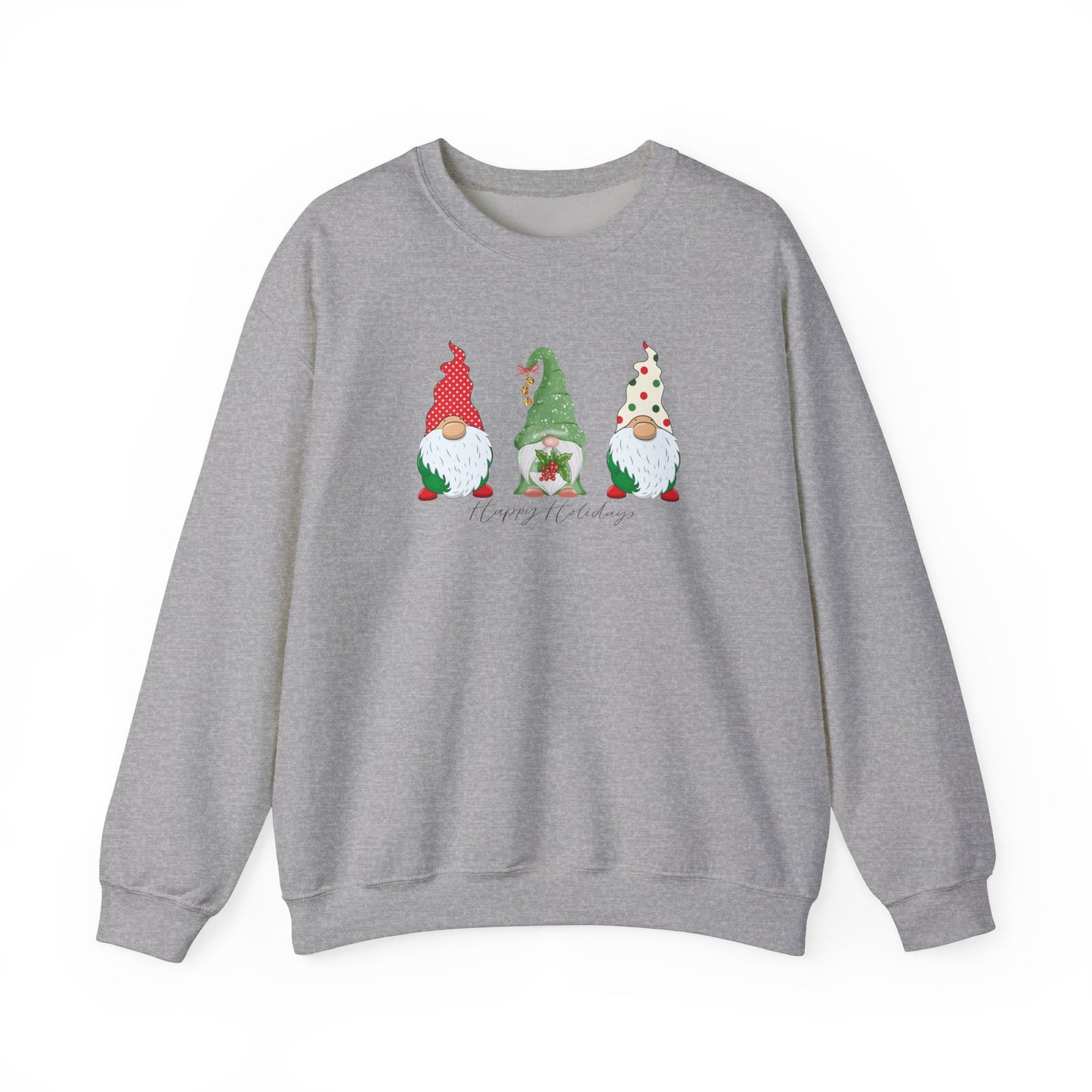 Happy Holidays Gnomes Crewneck Sweatshirt