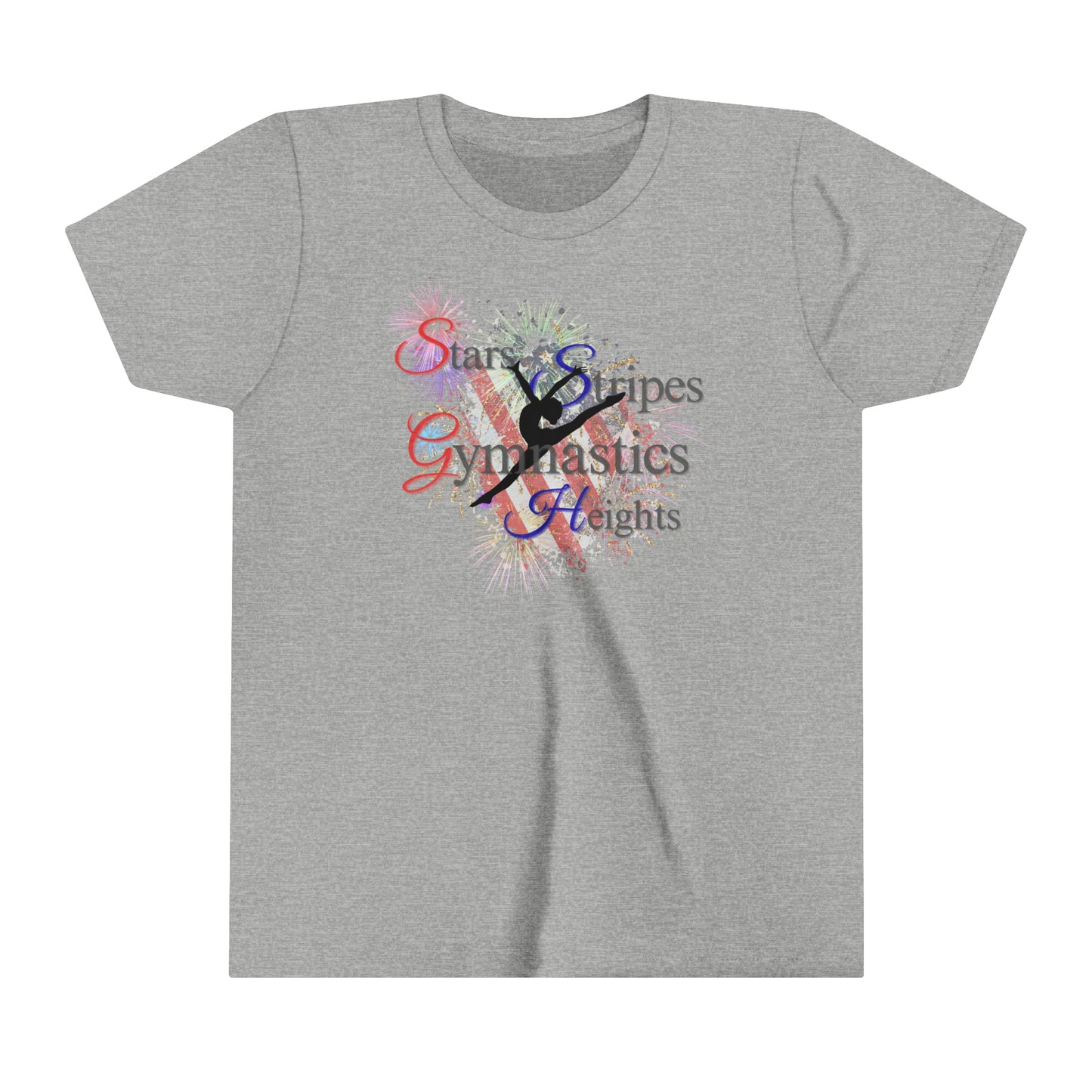 Stars and Stripes Gymnast Youth T-shirt