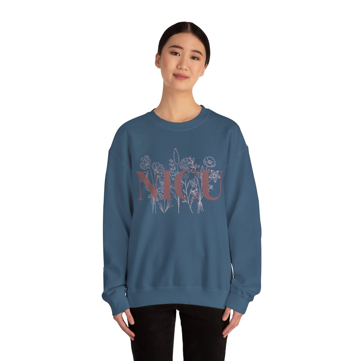 NICU WILD FLOWER Crewneck Sweatshirt