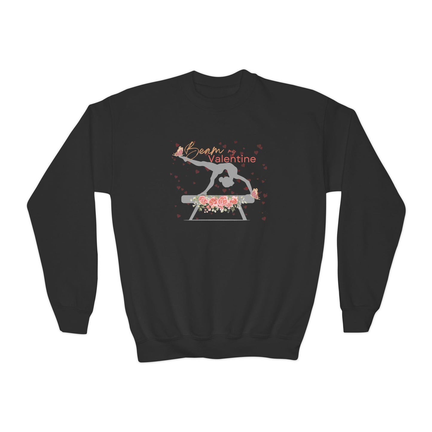 Beam My ValentineYouth Crewneck Sweatshirt