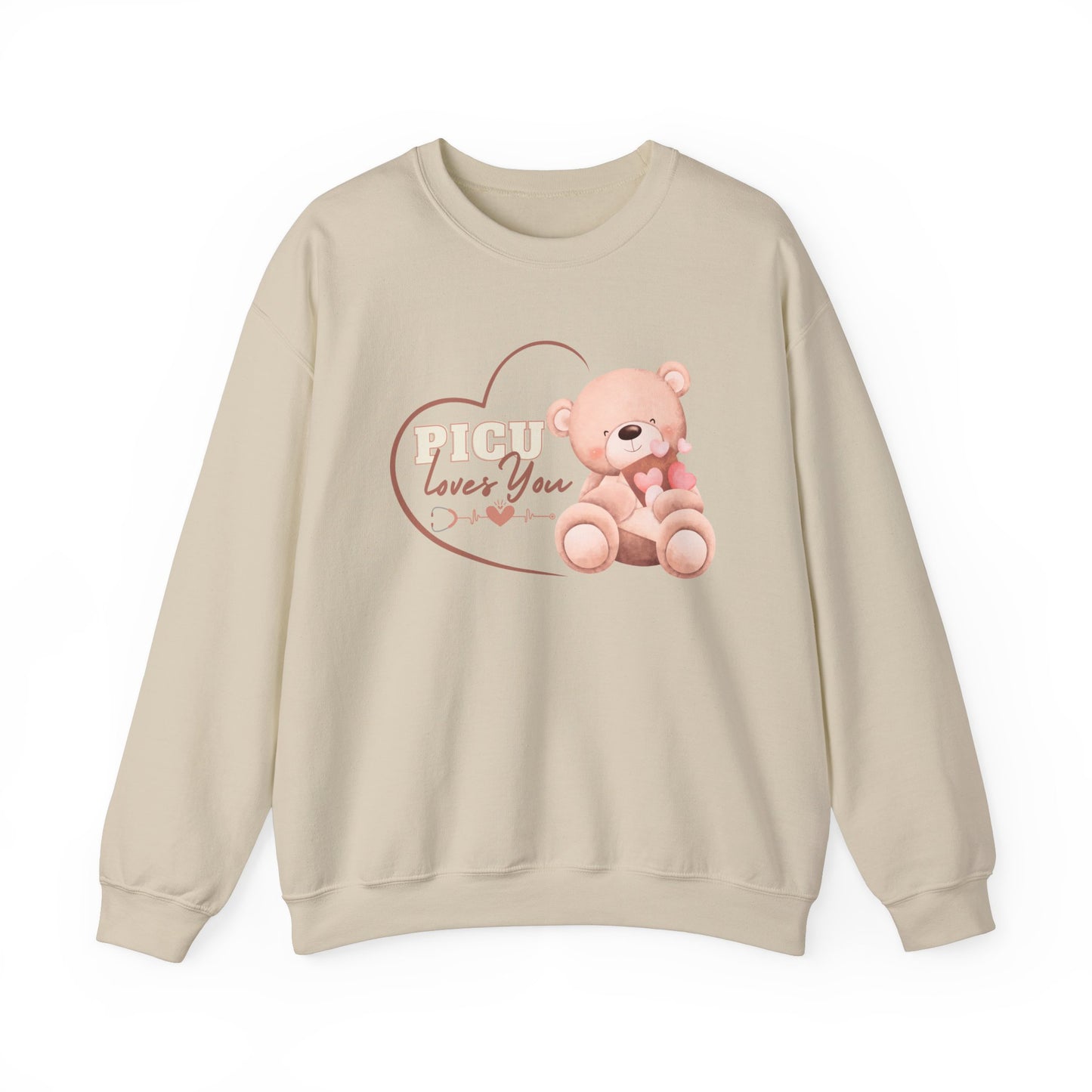 PICU Loves You Crewneck Sweatshirt