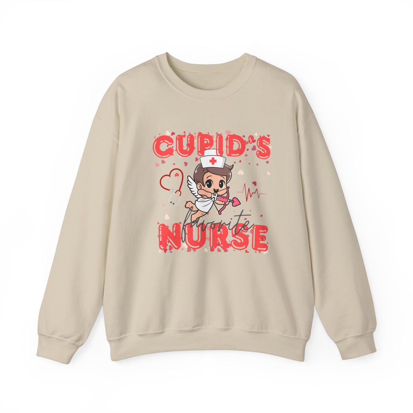 Cupid's Favorite Nurse Crewneck Sweatshirt