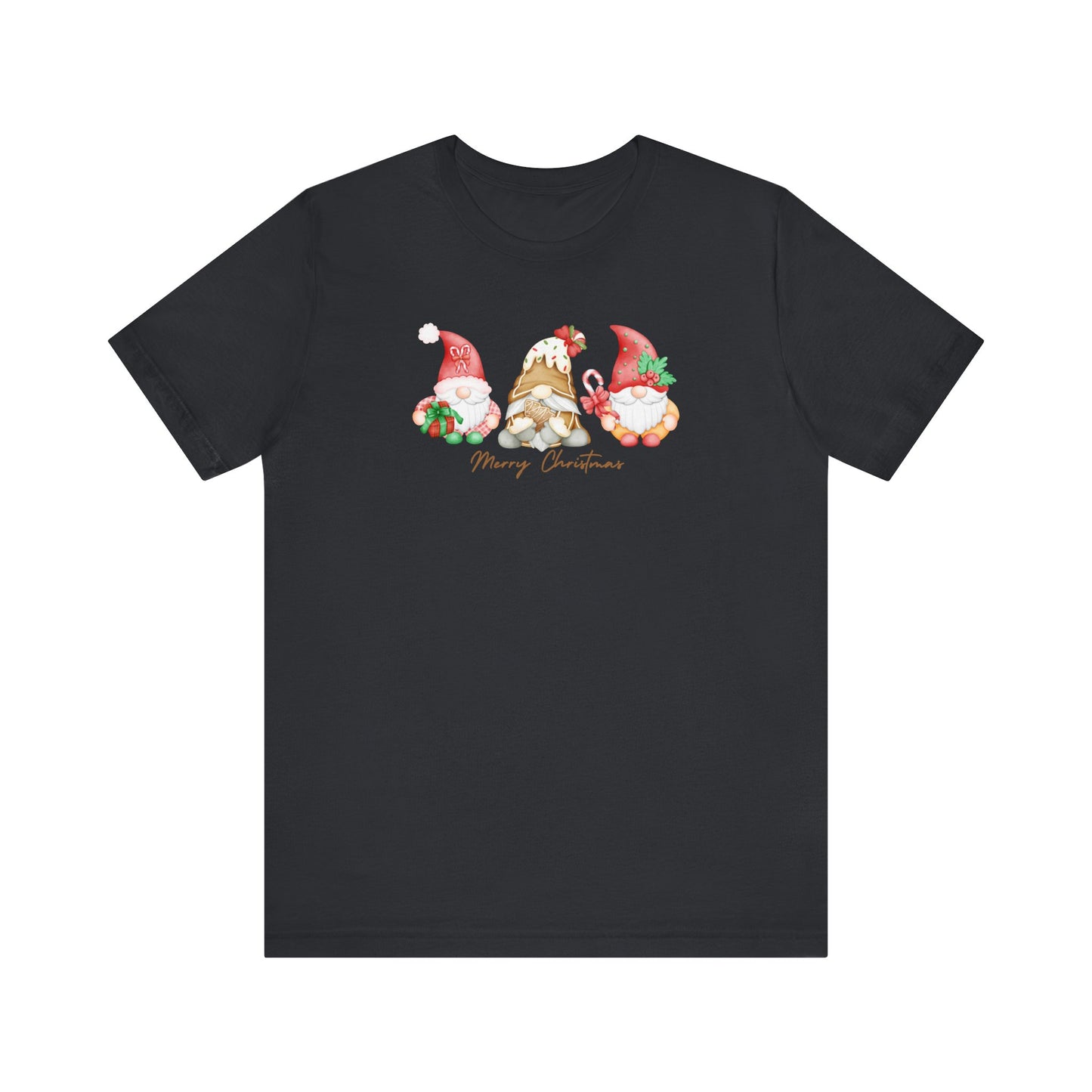 Merry Christmas Gnomes Short Sleeve Tee