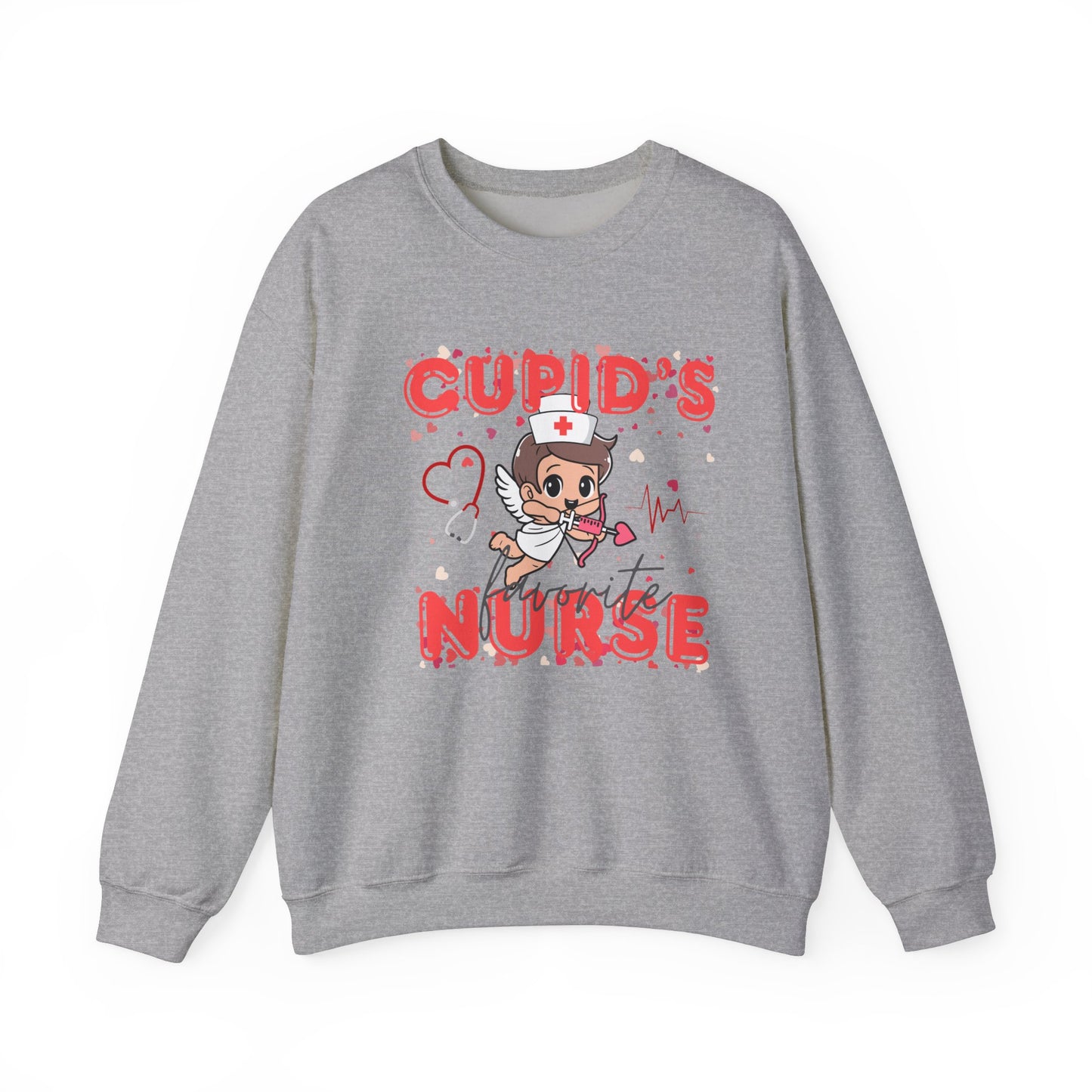 Cupid's Favorite Nurse Crewneck Sweatshirt