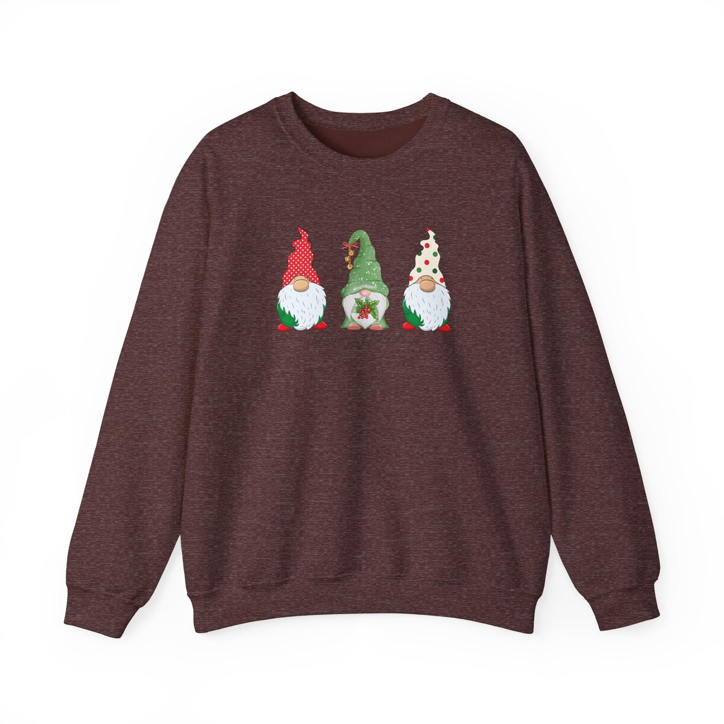 Happy Holidays Gnomes Crewneck Sweatshirt