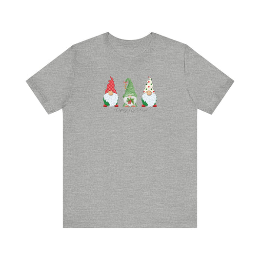 Happy Holidays Gnomes Short Sleeve Tee