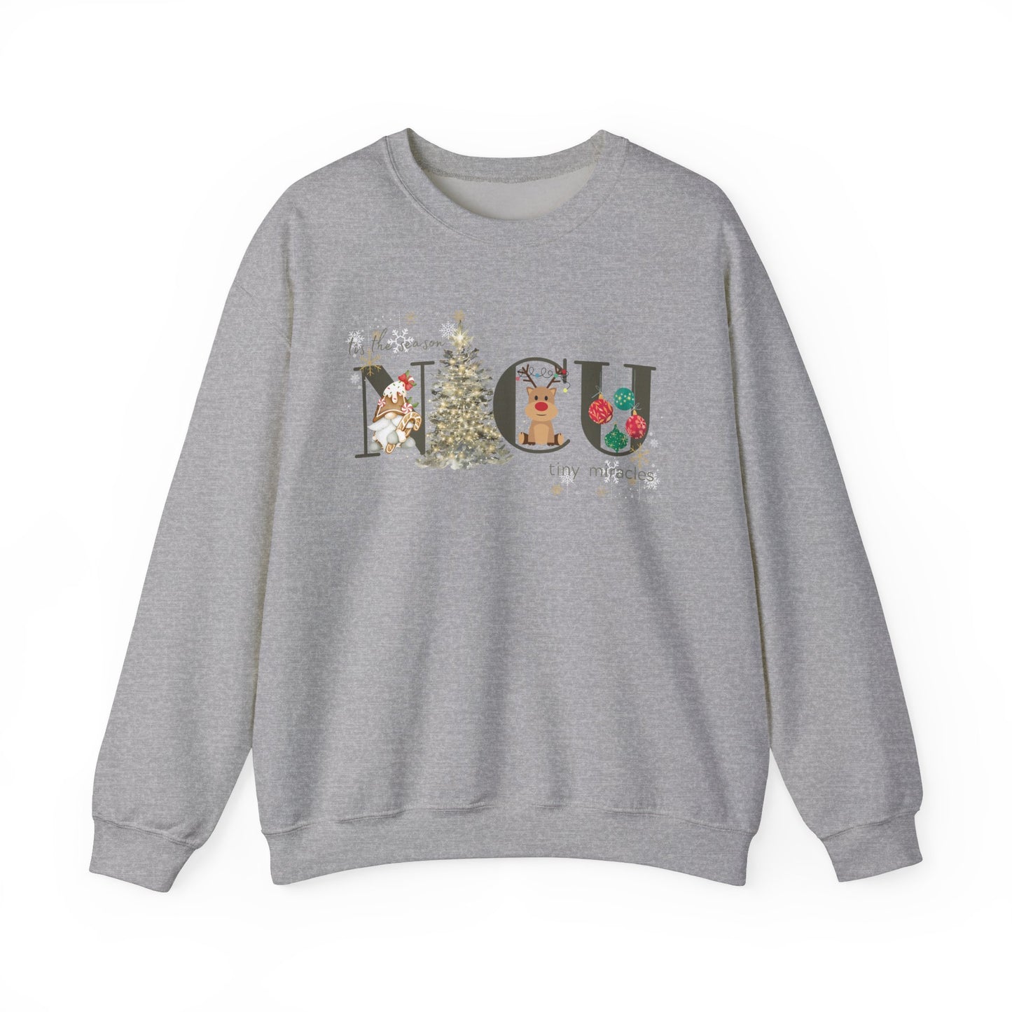 Tis the Season for Tiny Miracles NICU Crewneck Sweatshirt