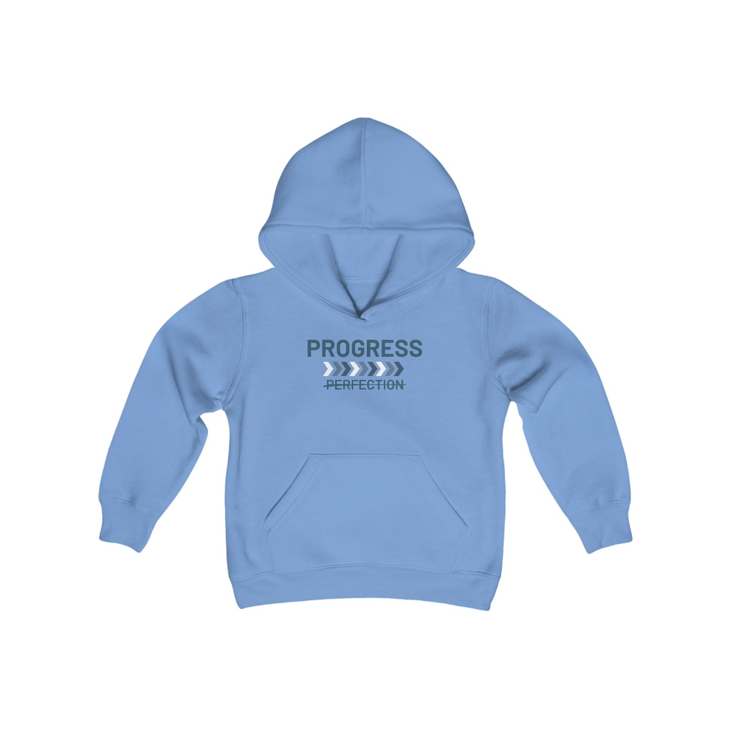 Progress over Perfection Youth Hooded Sweatshirt