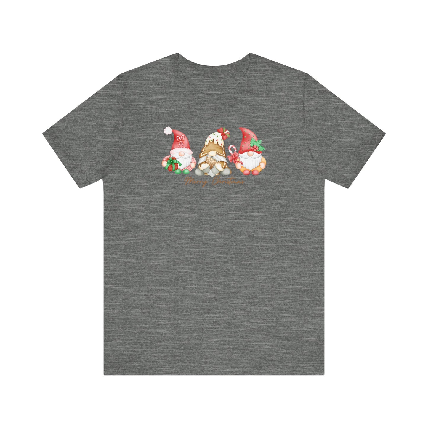 Merry Christmas Gnomes Short Sleeve Tee