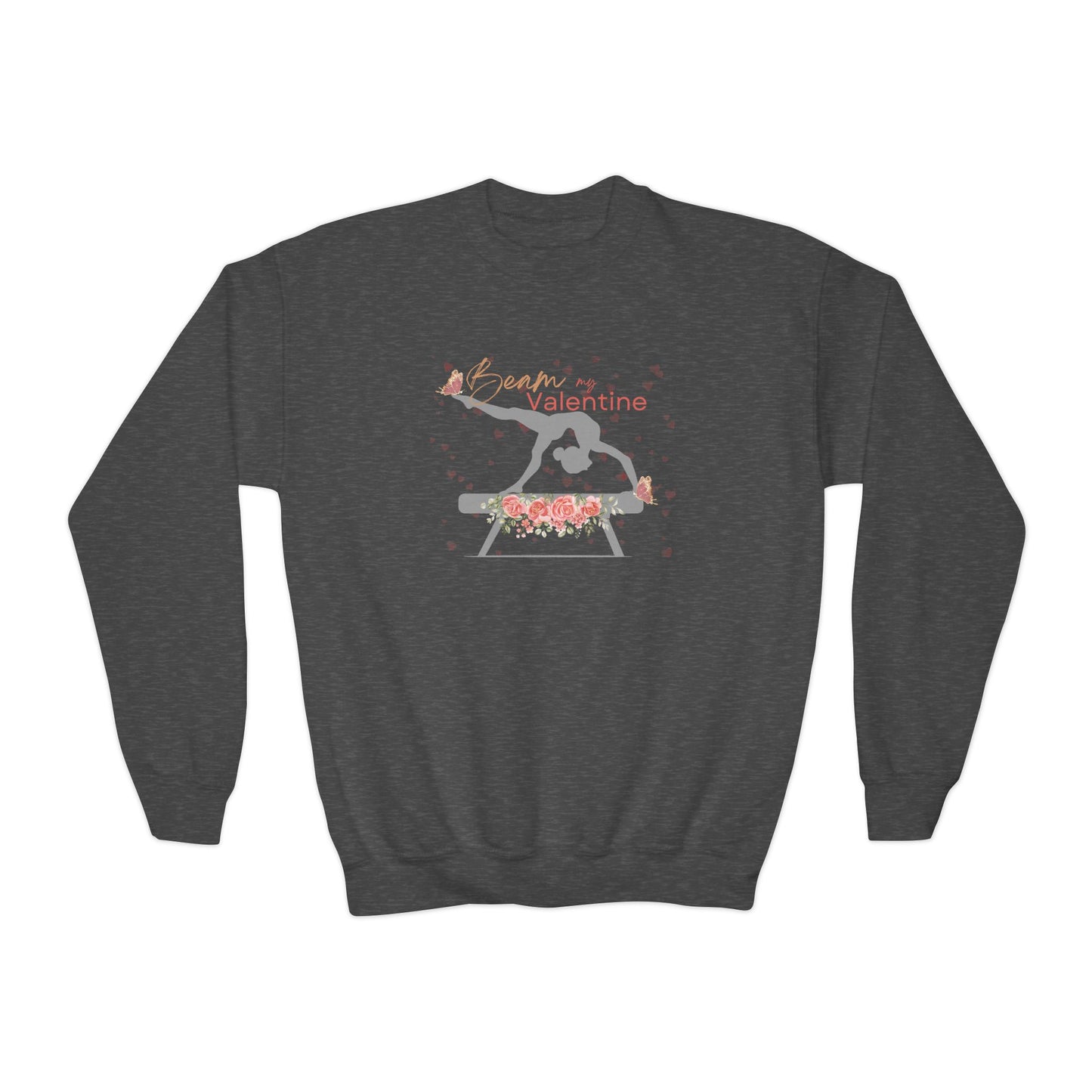 Beam My ValentineYouth Crewneck Sweatshirt
