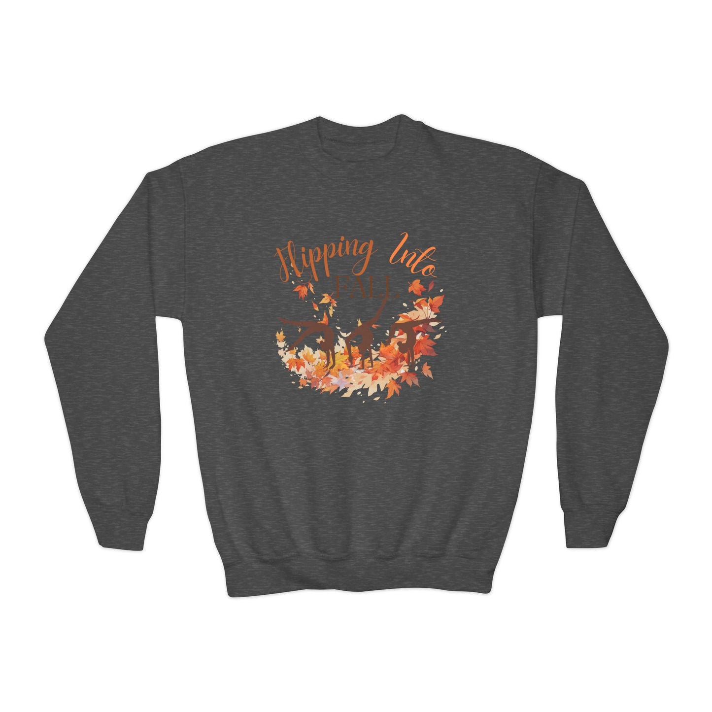 Flipping into Fall Youth Sweatshirt