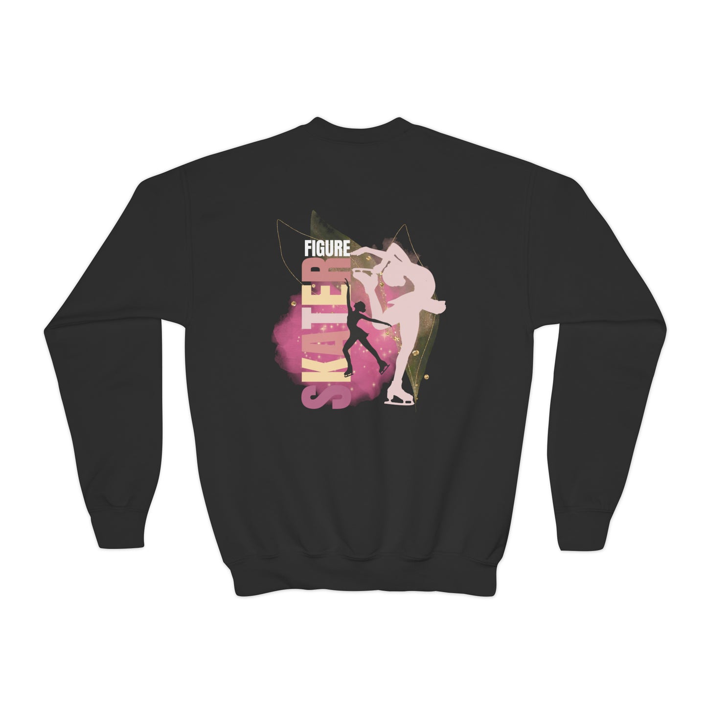 Figure Skater Youth Crewneck Sweatshirt
