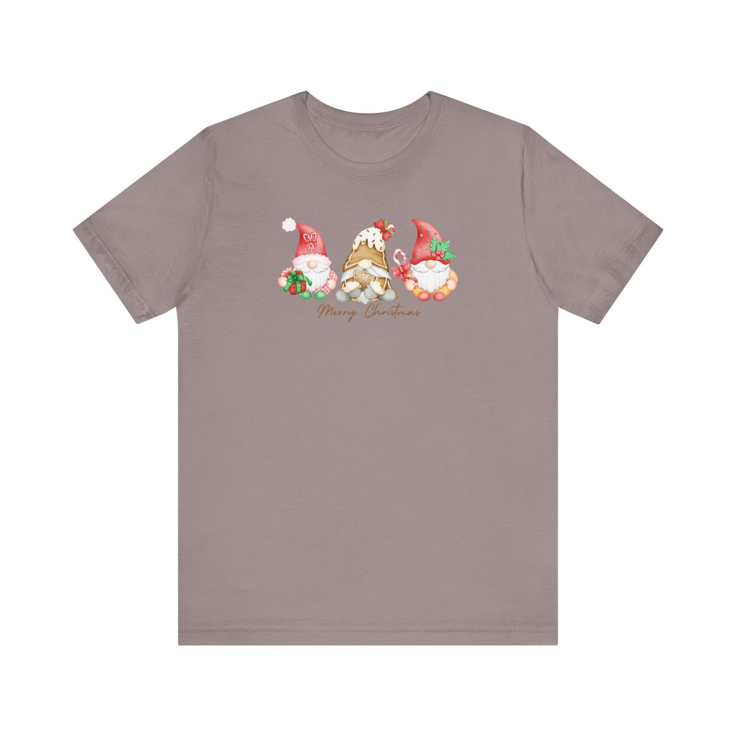 Merry Christmas Gnomes Short Sleeve Tee