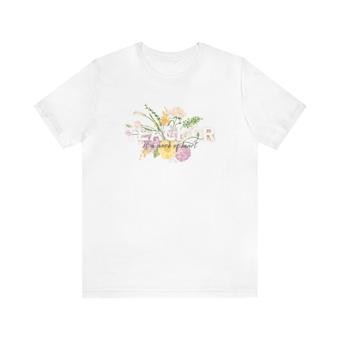 Floral Teacher Tee