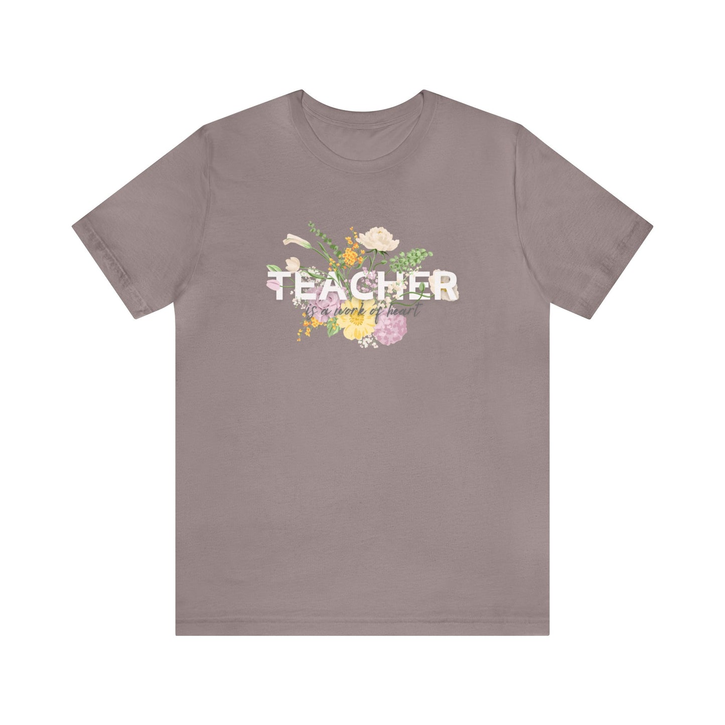 Floral Teacher Tee