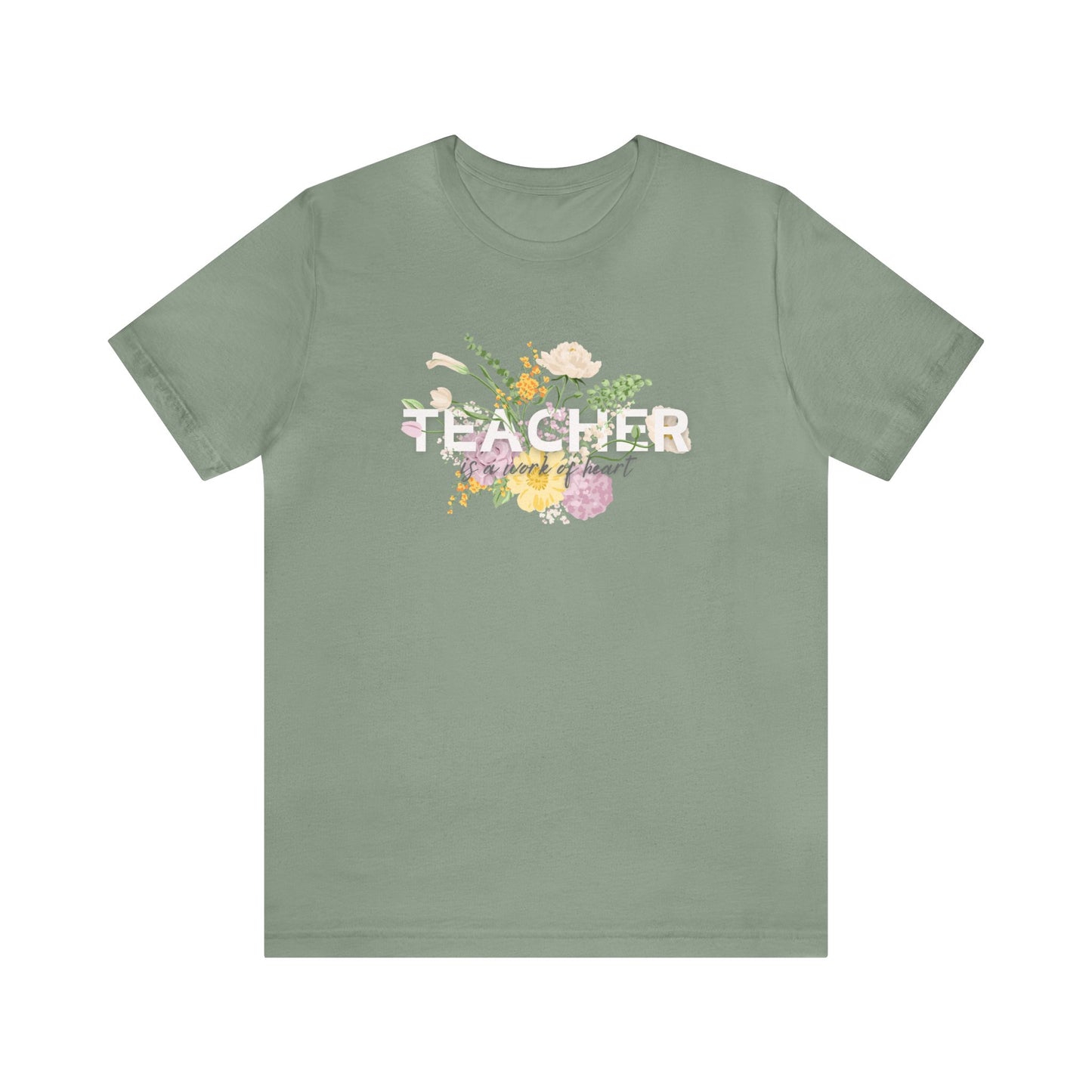Floral Teacher Tee