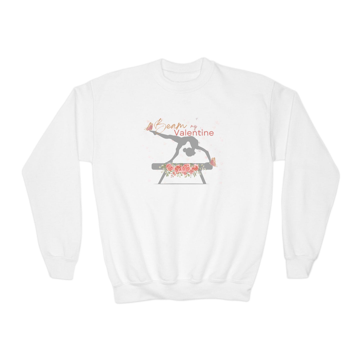 Beam My ValentineYouth Crewneck Sweatshirt