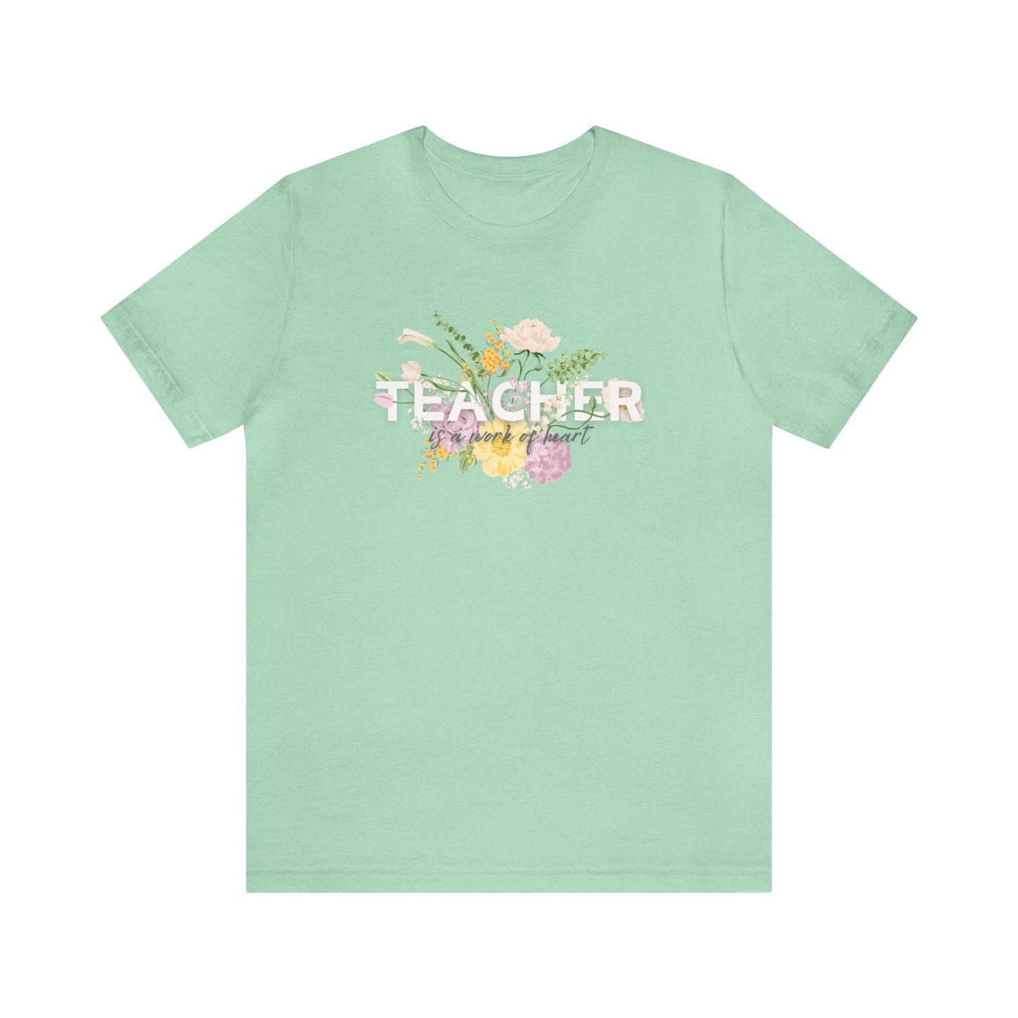 Floral Teacher Tee