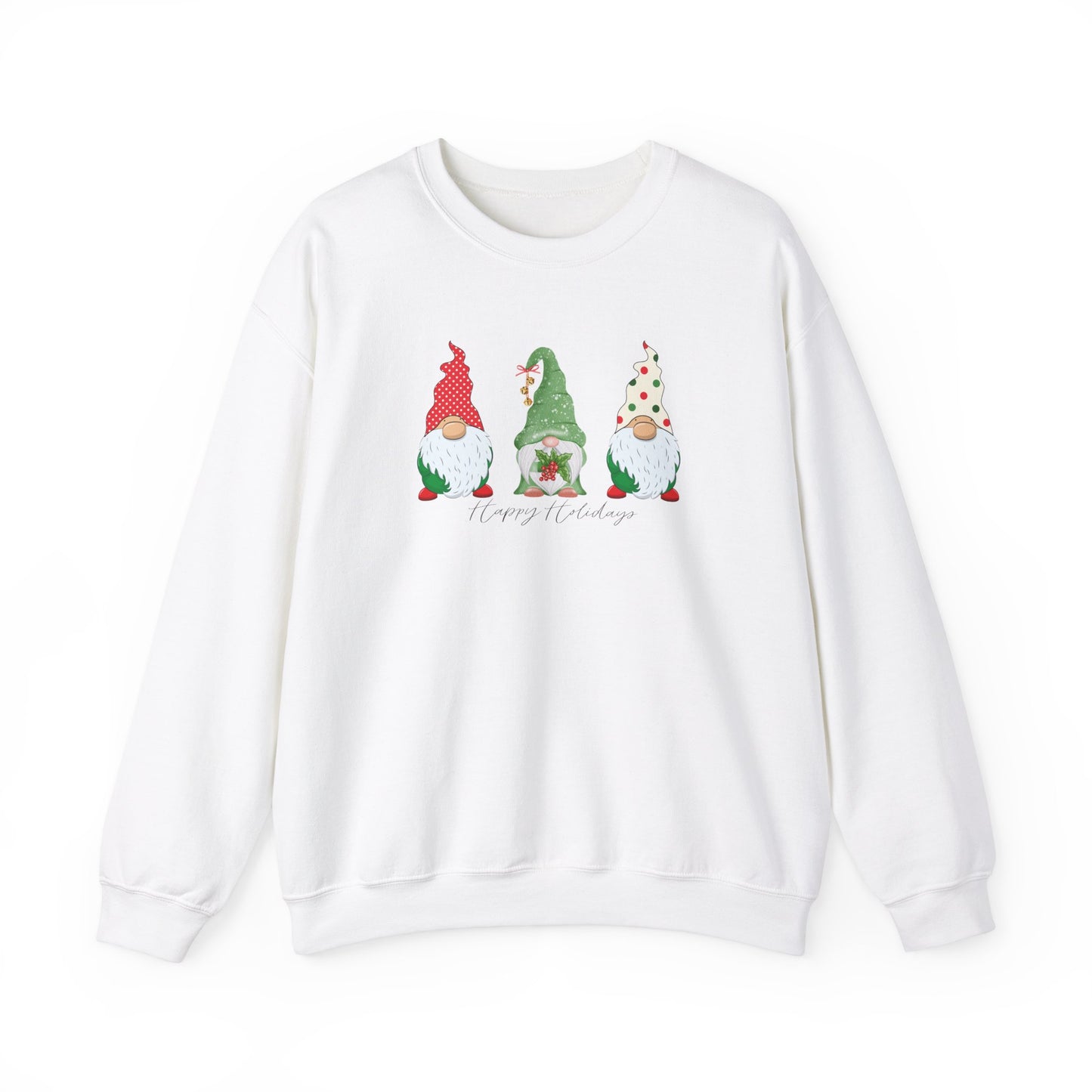 Happy Holidays Gnomes Crewneck Sweatshirt