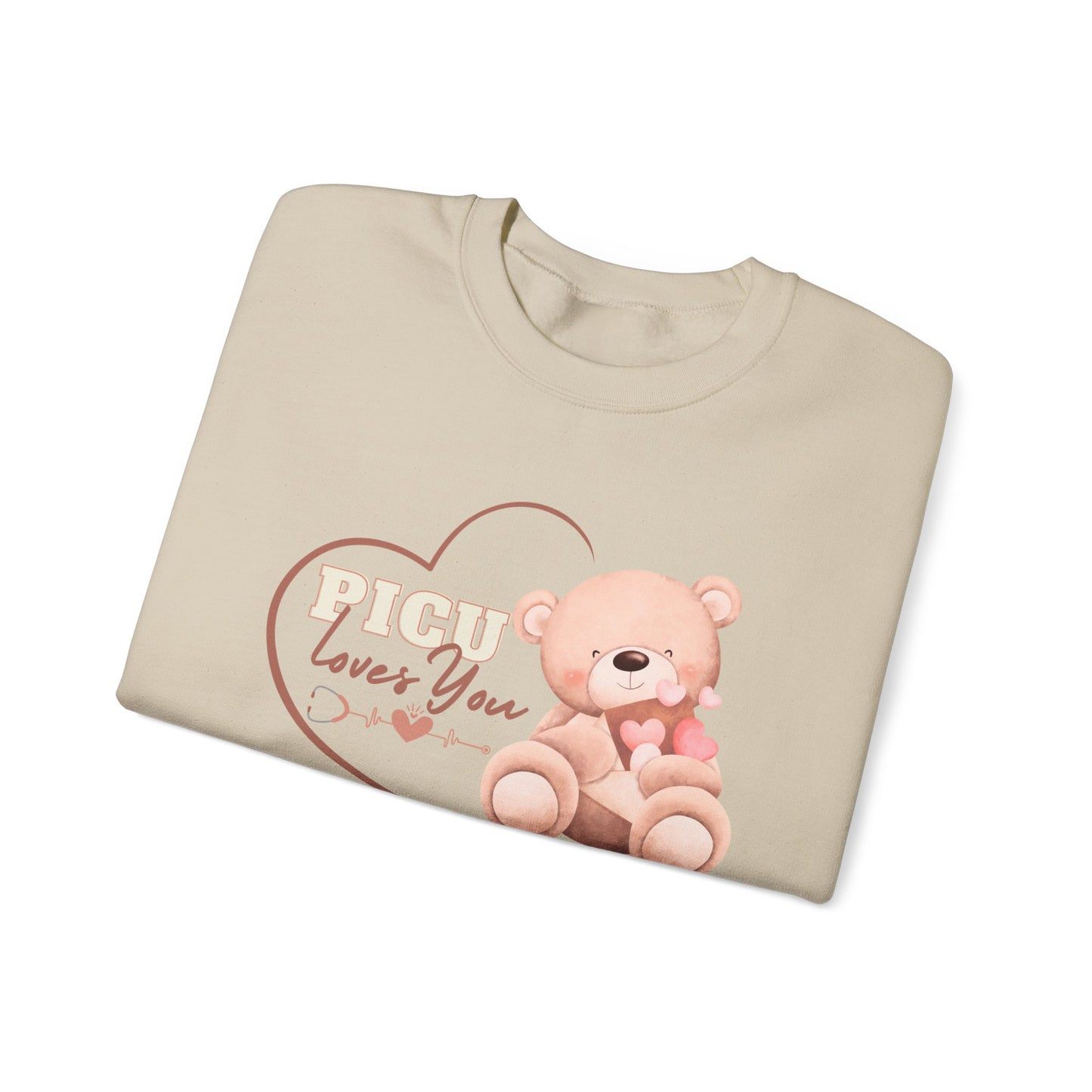 PICU Loves You Crewneck Sweatshirt