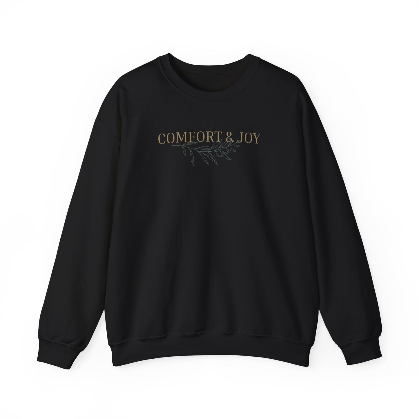 Comfort & Joy Crewneck Sweatshirt — Minimal Holiday Cozy Pullover