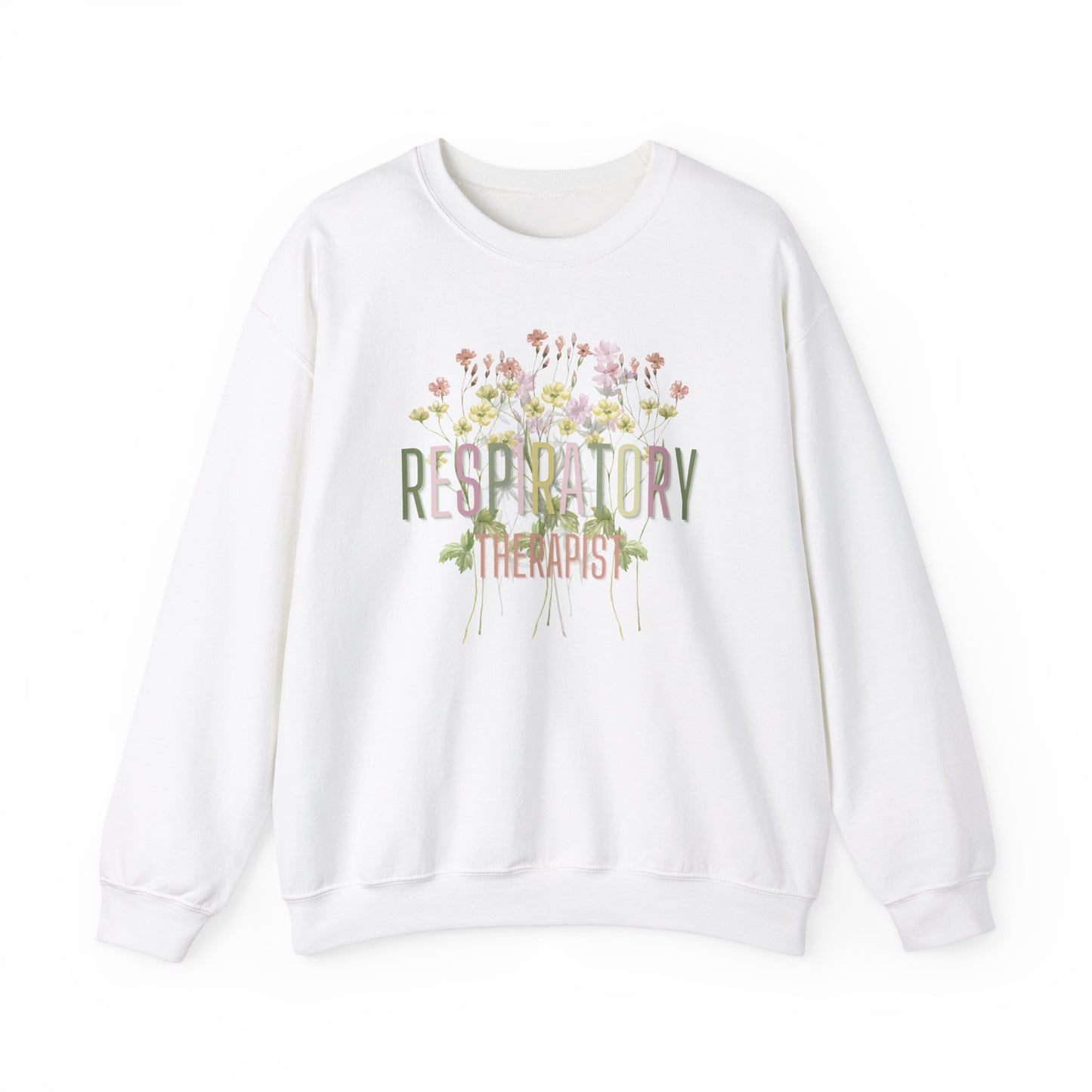 Spring Respiratory Therapist Crewneck Sweatshirt
