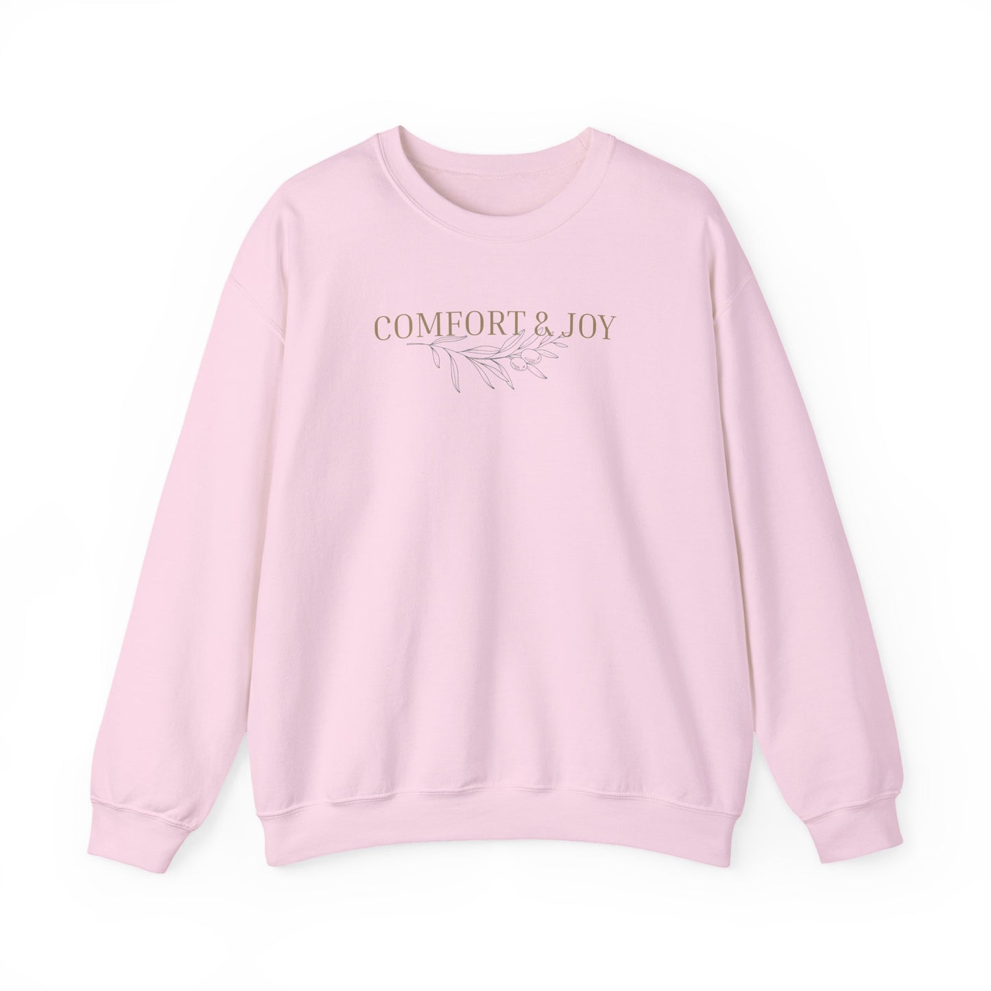 Comfort & Joy Crewneck Sweatshirt — Minimal Holiday Cozy Pullover