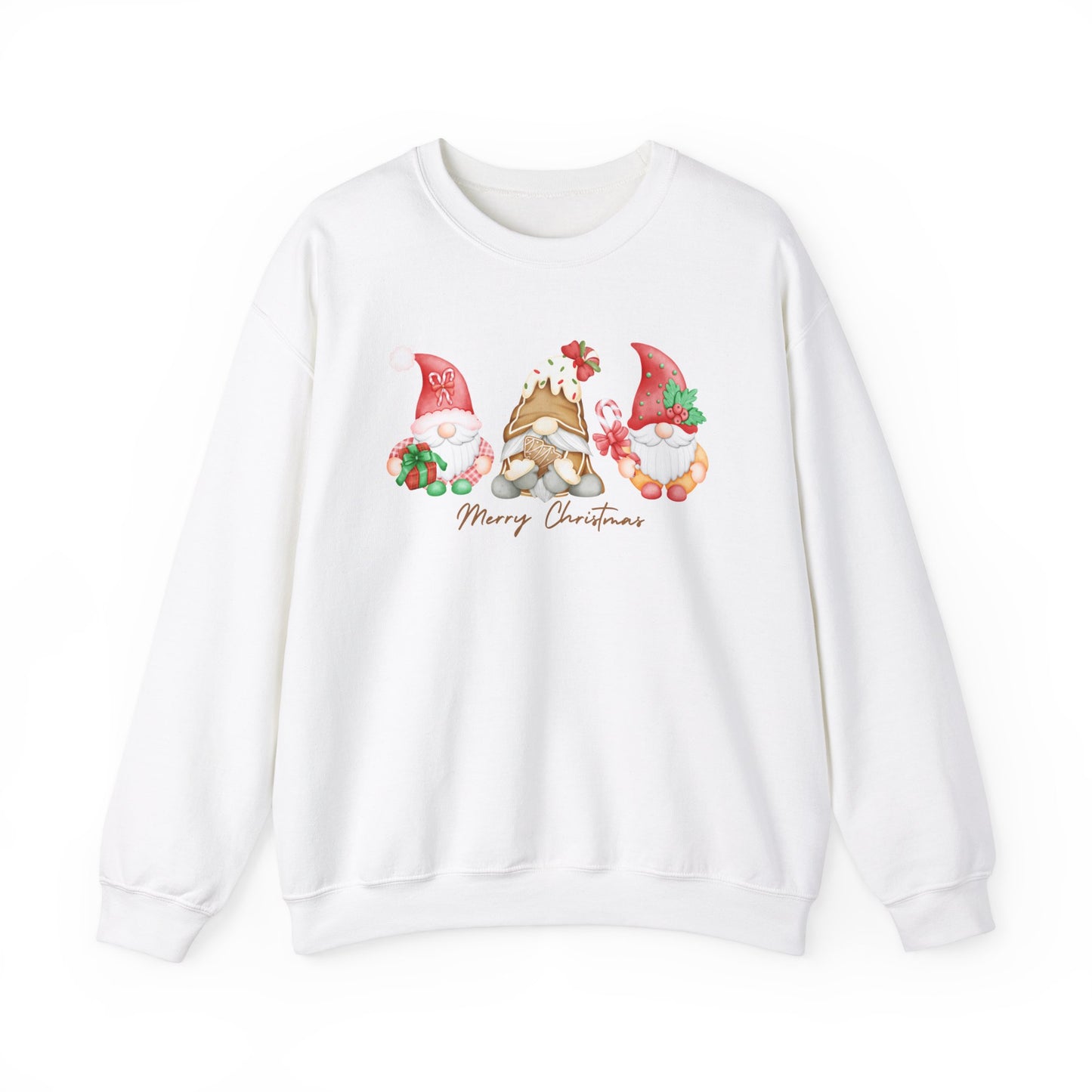 Merry Christmas Gnomes Crewneck Sweatshirt