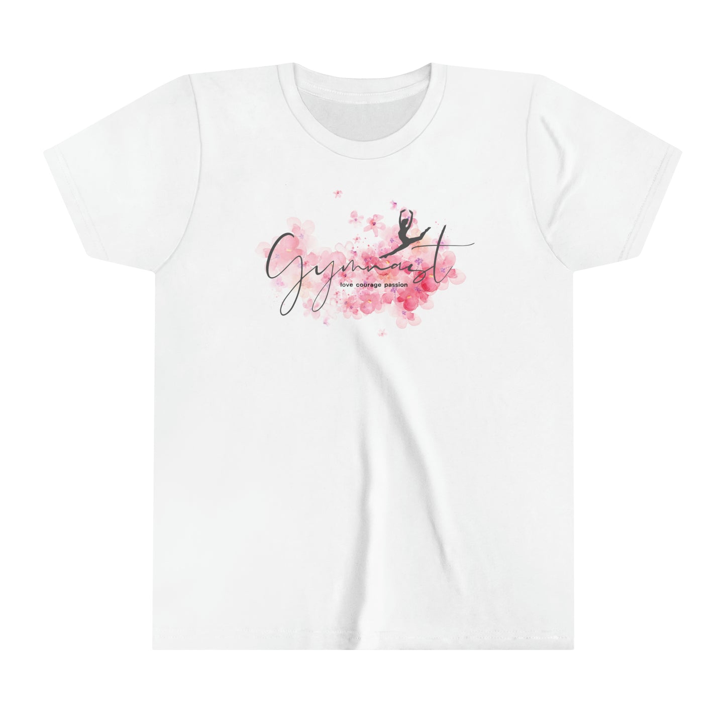 Gymnast Cherry Blossom Youth T-shirt