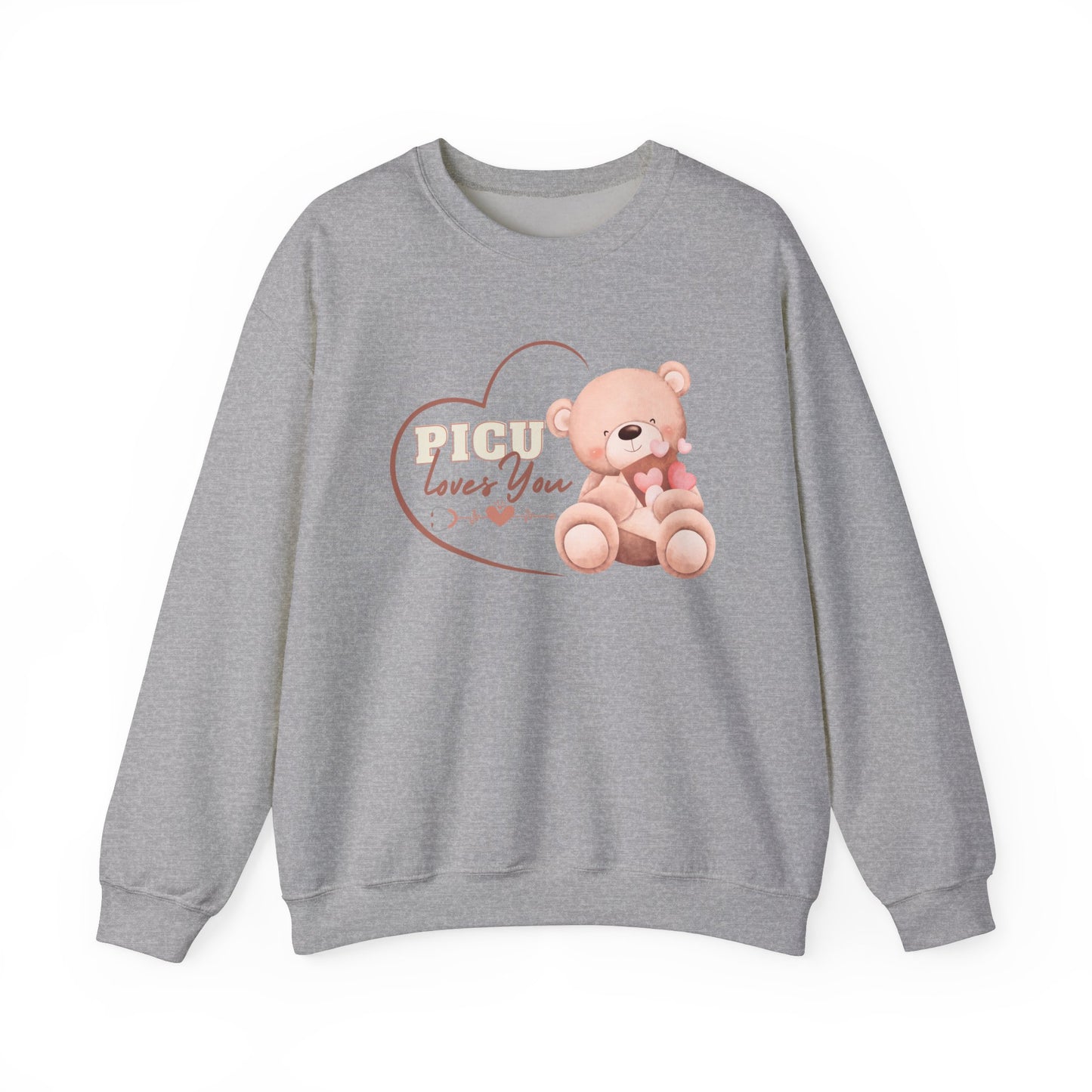 PICU Loves You Crewneck Sweatshirt