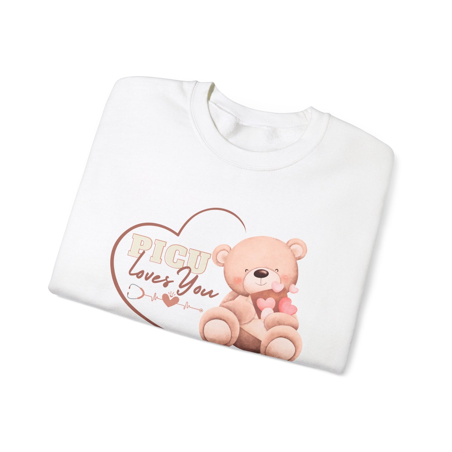 PICU Loves You Crewneck Sweatshirt